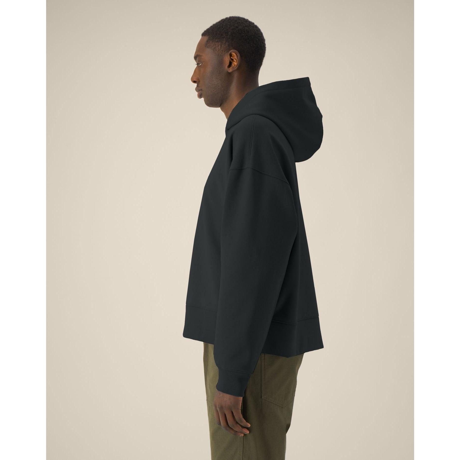 Hanorac cu glugă unisex Voicer Black 3XL