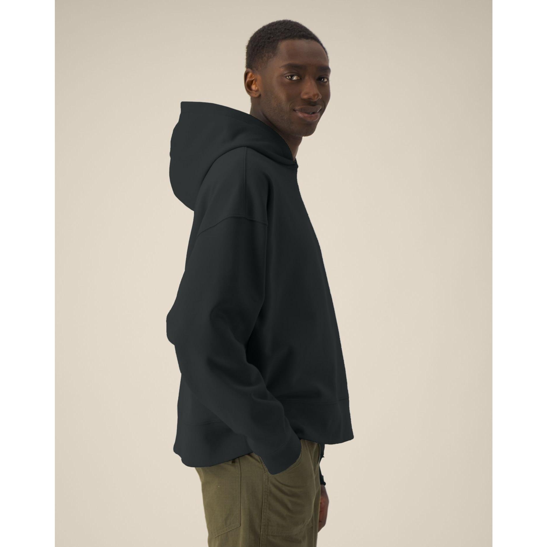 Hanorac cu glugă unisex Voicer Black 3XL