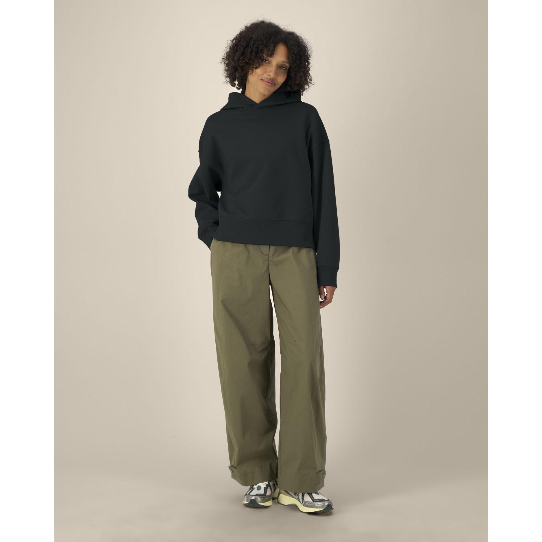 Hanorac cu glugă unisex Voicer Black 3XL