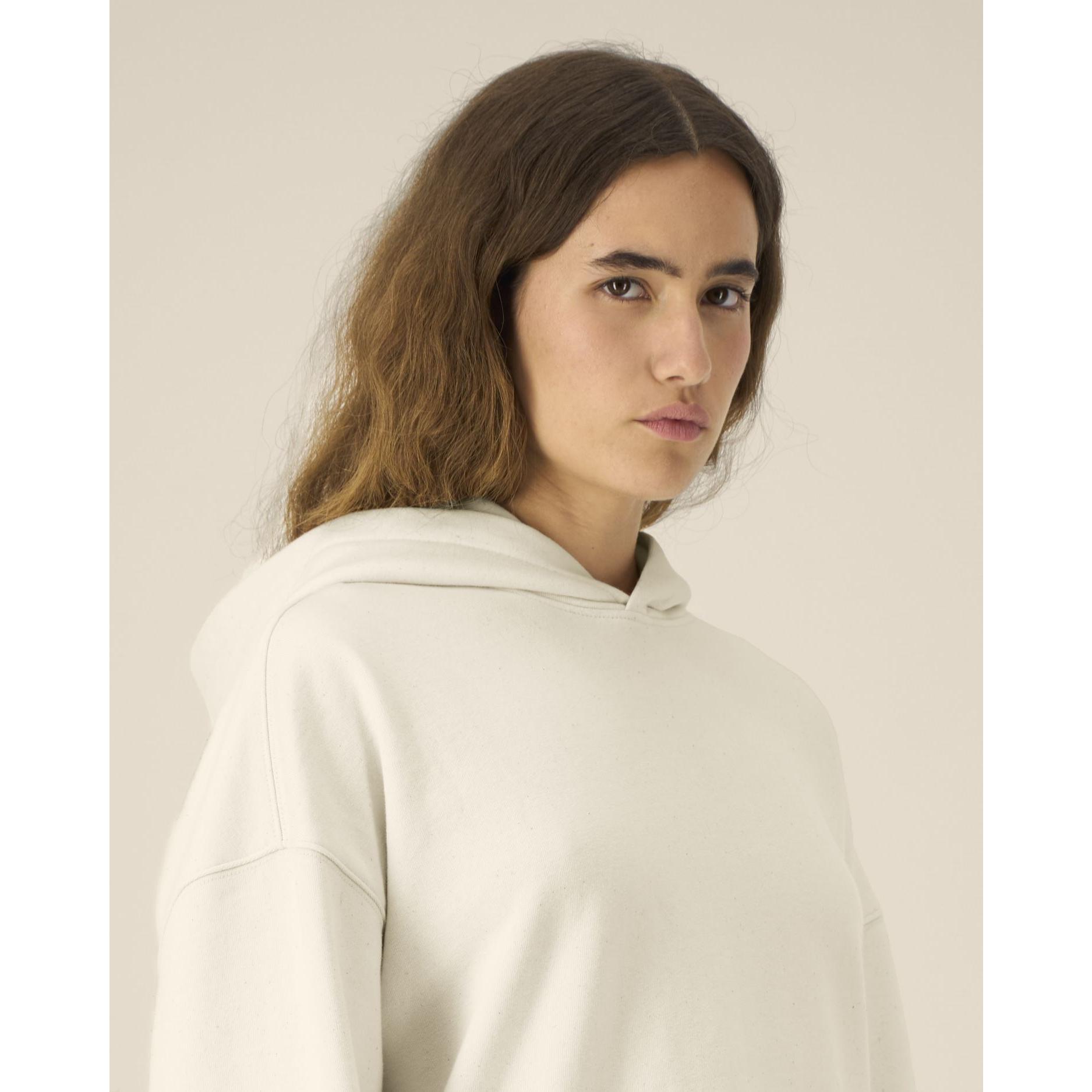 Hanorac cu glugă unisex Voicer Natural Raw M