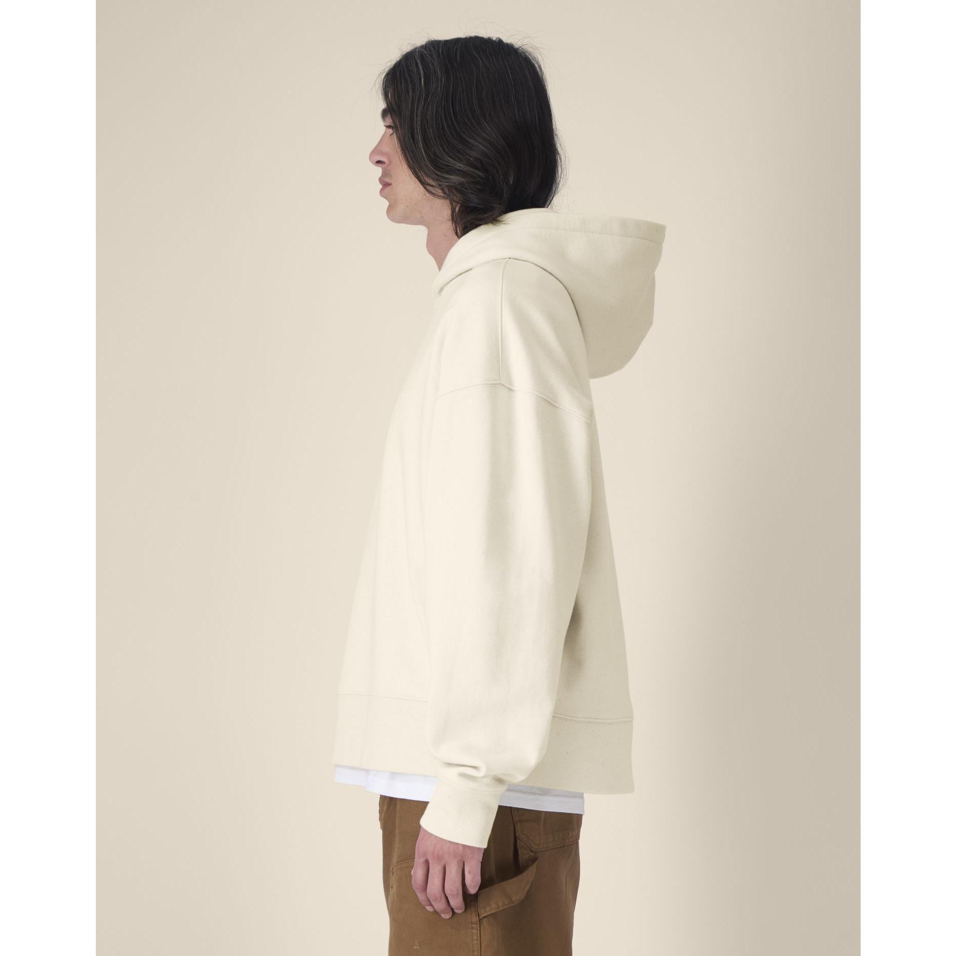 Hanorac cu glugă unisex Voicer Natural Raw M