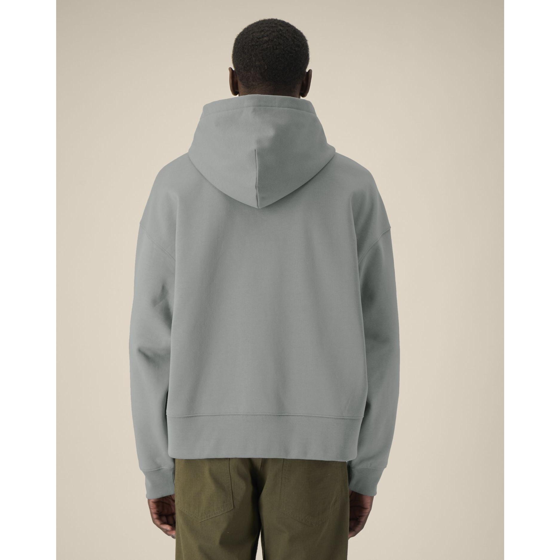 Hanorac cu glugă unisex Voicer Misty Grey M