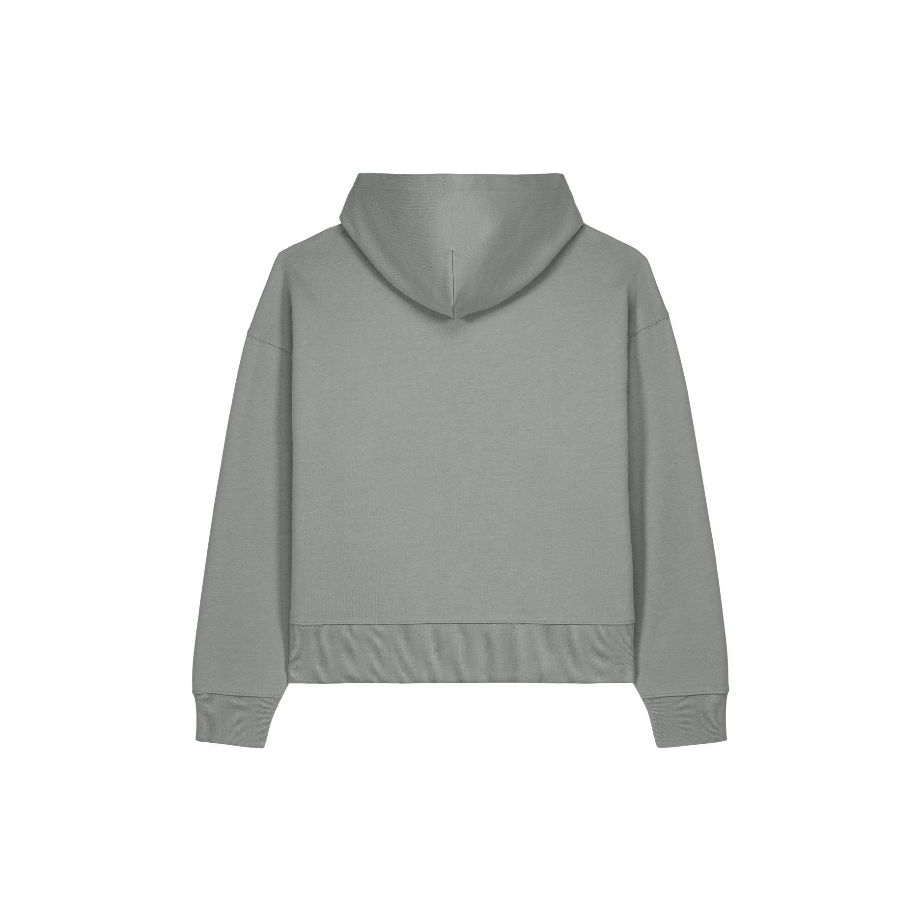 Hanorac cu glugă unisex Voicer Misty Grey M