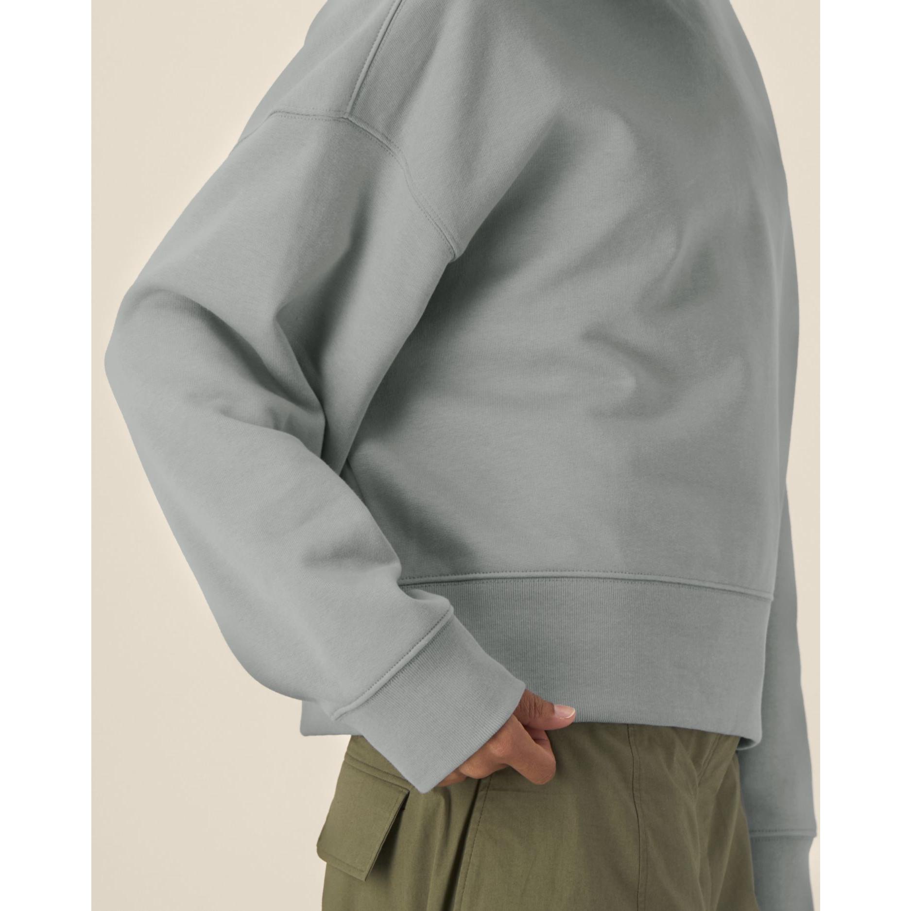 Hanorac cu glugă unisex Voicer Misty Grey M