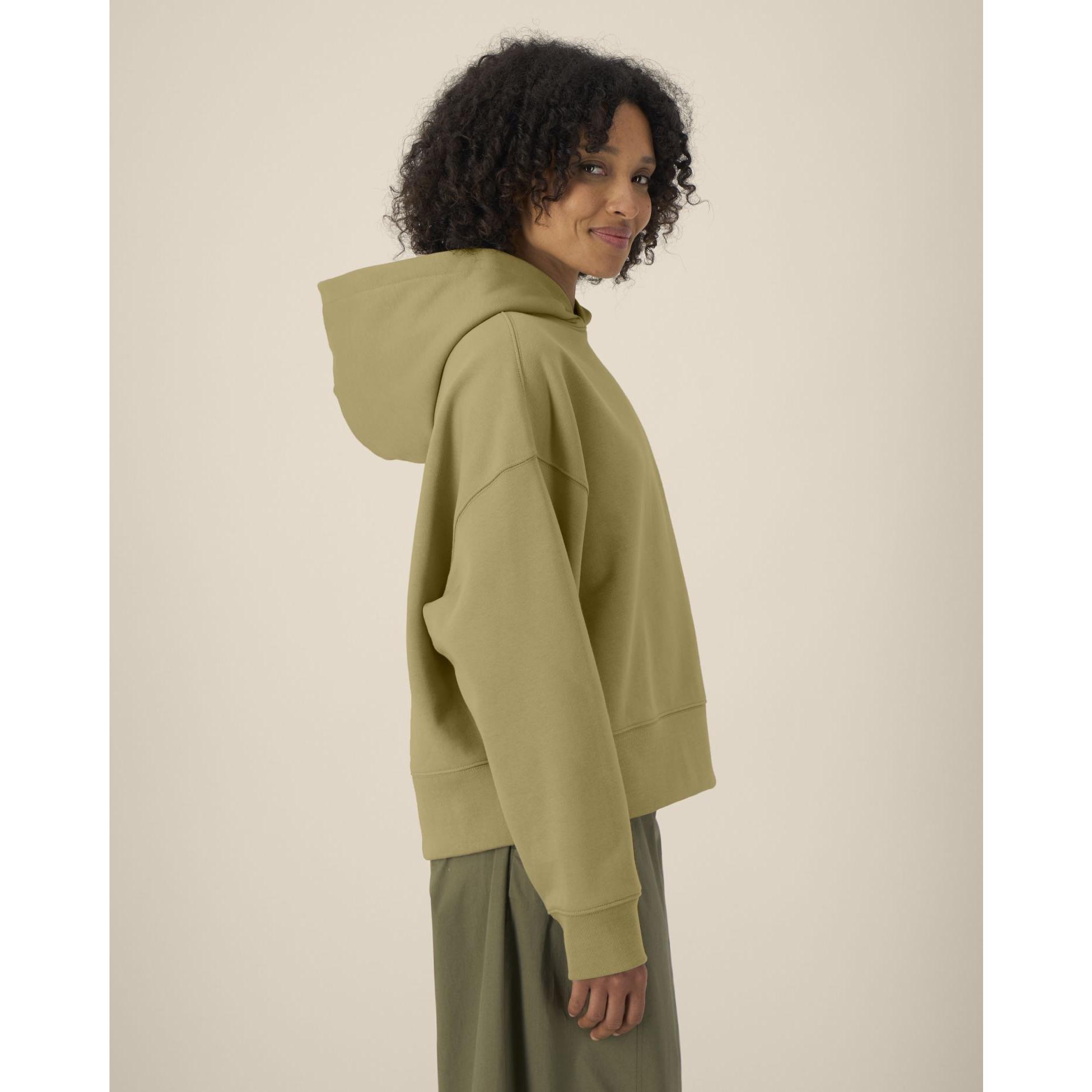 Hanorac cu glugă unisex Voicer Faded Olive M
