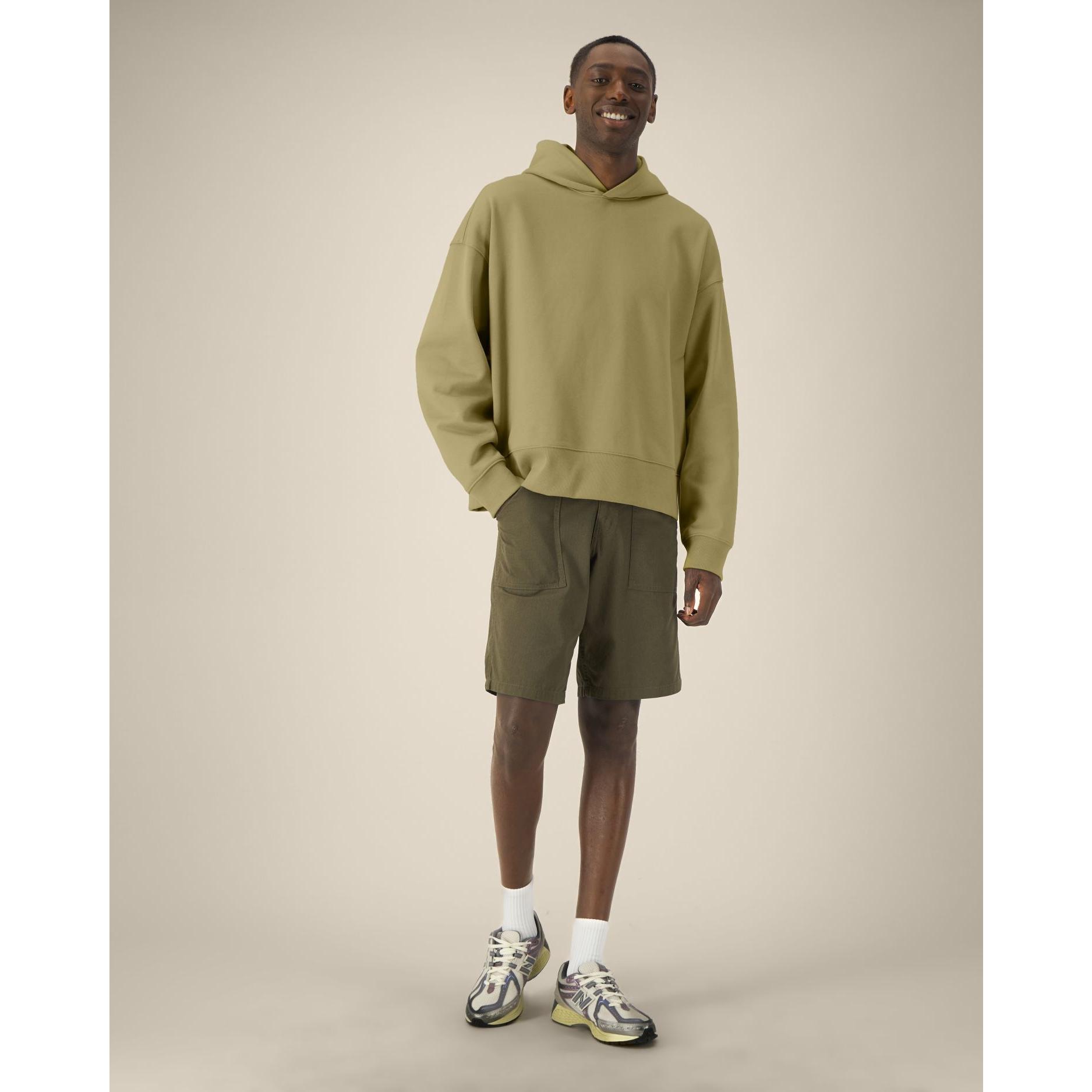 Hanorac cu glugă unisex Voicer Faded Olive M