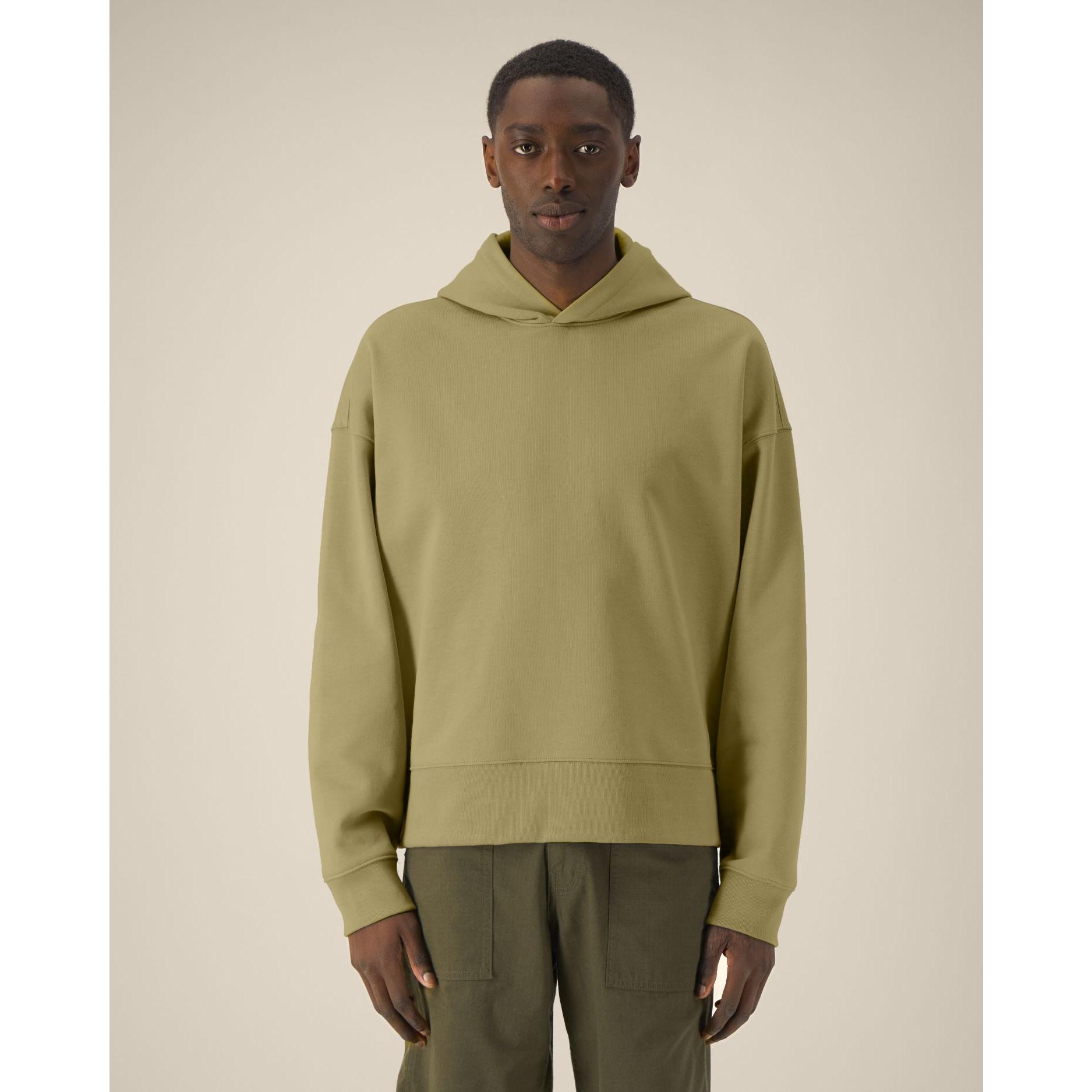 Hanorac cu glugă unisex Voicer Faded Olive M