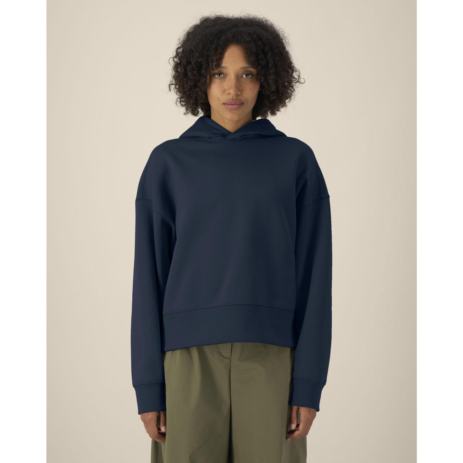 Hanorac cu glugă unisex Voicer French Navy M