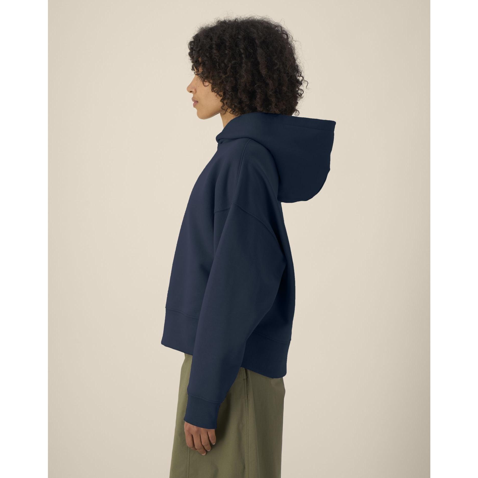 Hanorac cu glugă unisex Voicer French Navy M