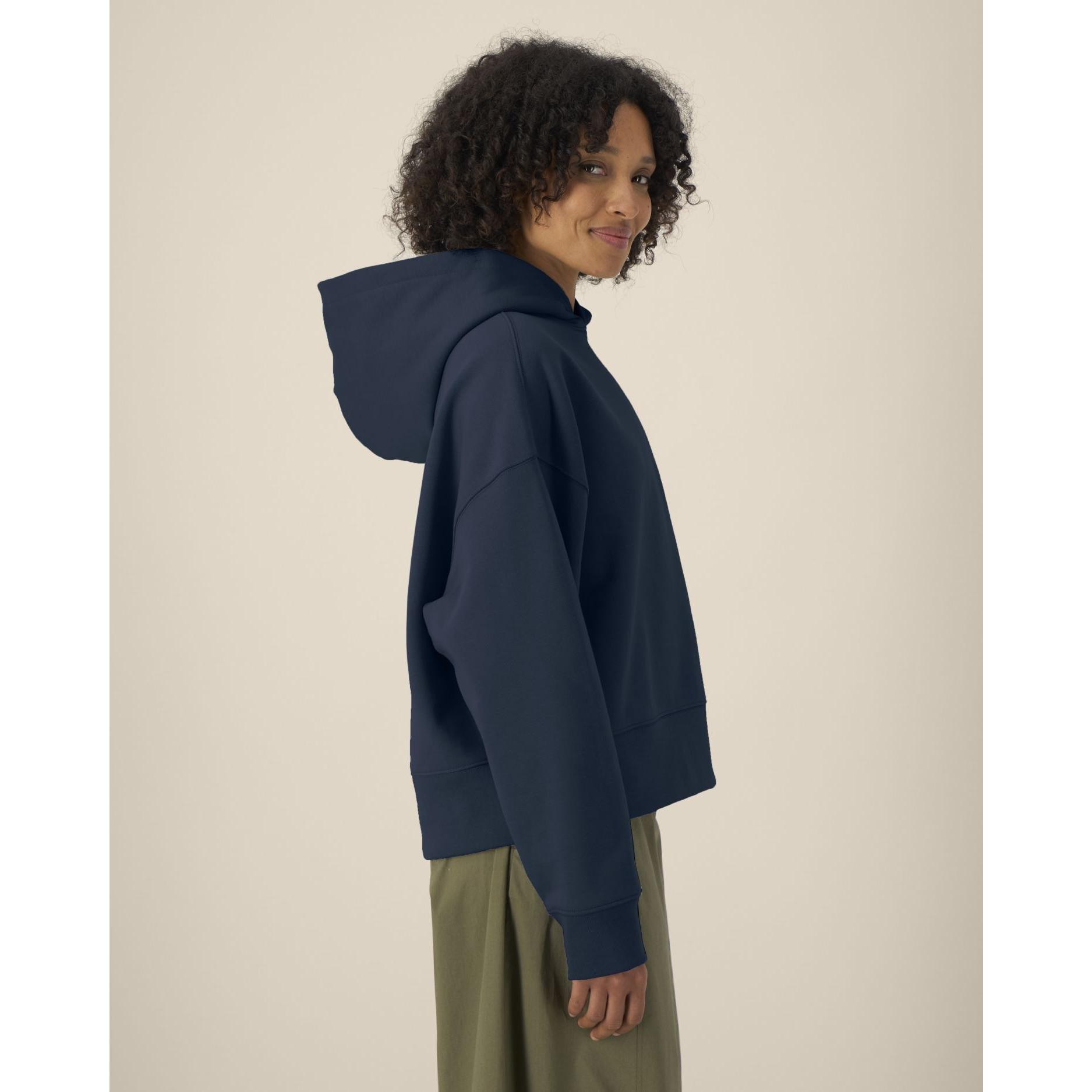 Hanorac cu glugă unisex Voicer French Navy M