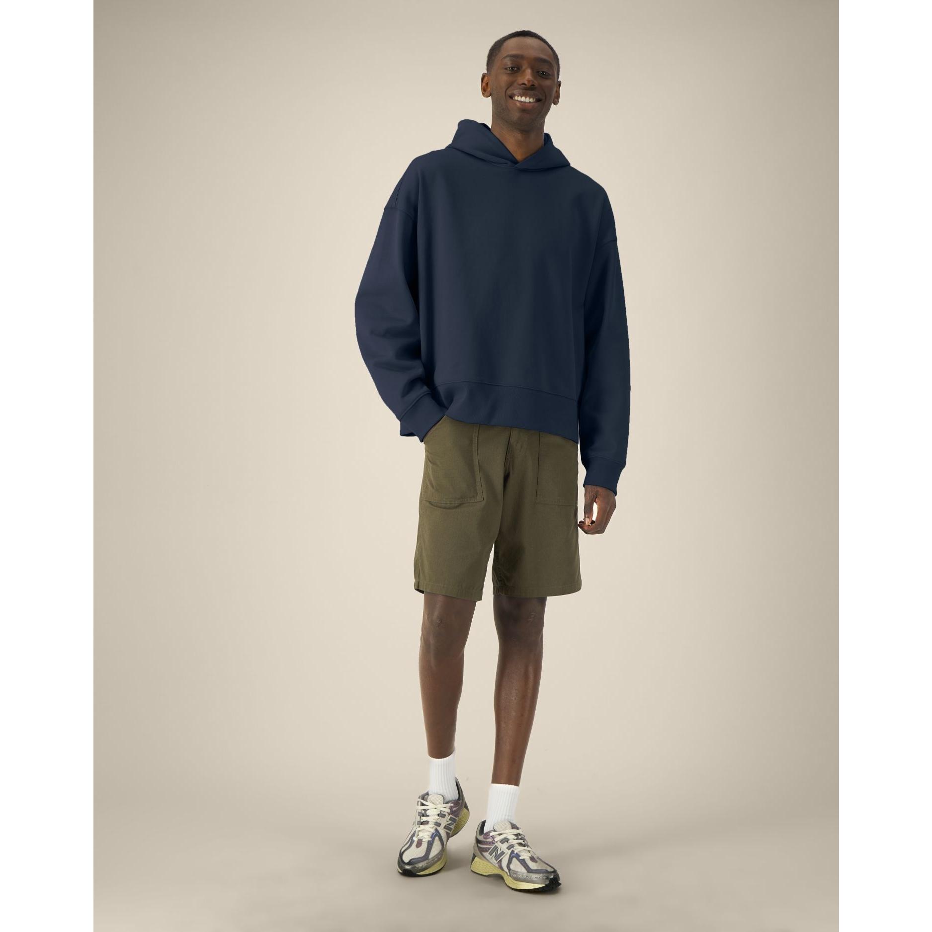 Hanorac cu glugă unisex Voicer French Navy M