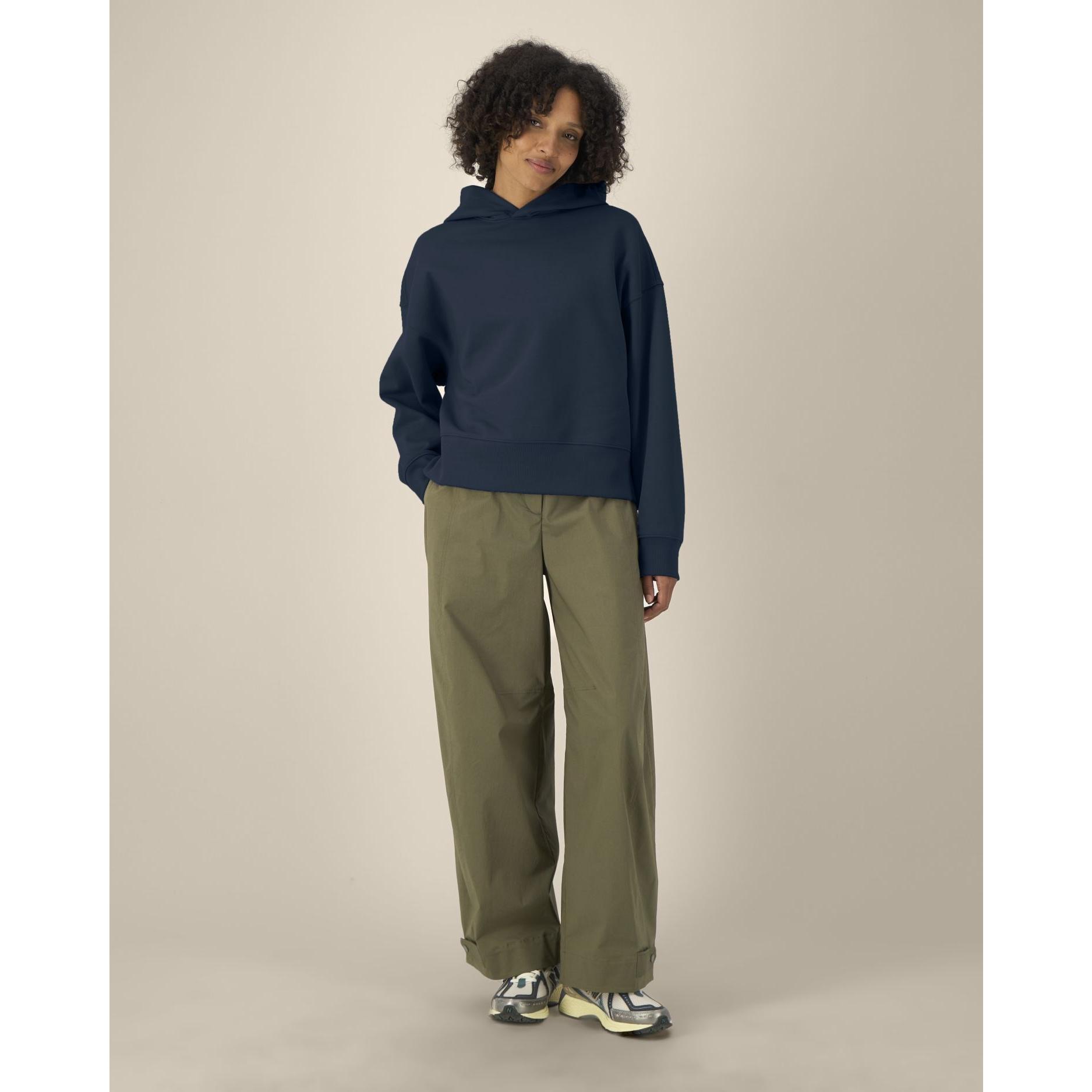 Hanorac cu glugă unisex Voicer French Navy M