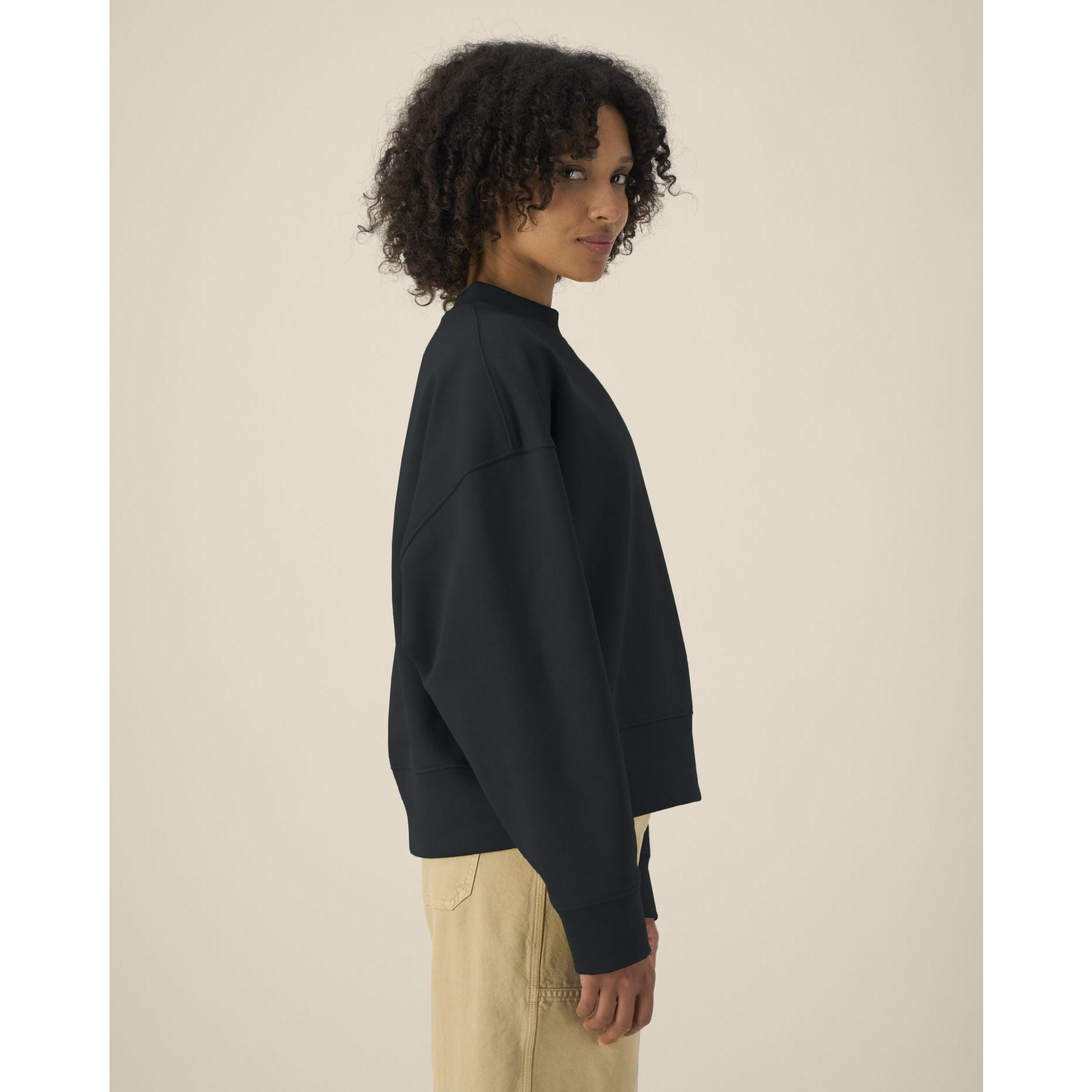 Hanorac la baza gâtului unisex Ryler Black L