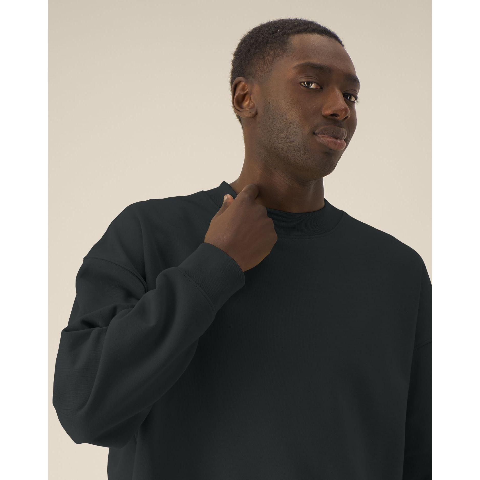 Hanorac la baza gâtului unisex Ryler Black L