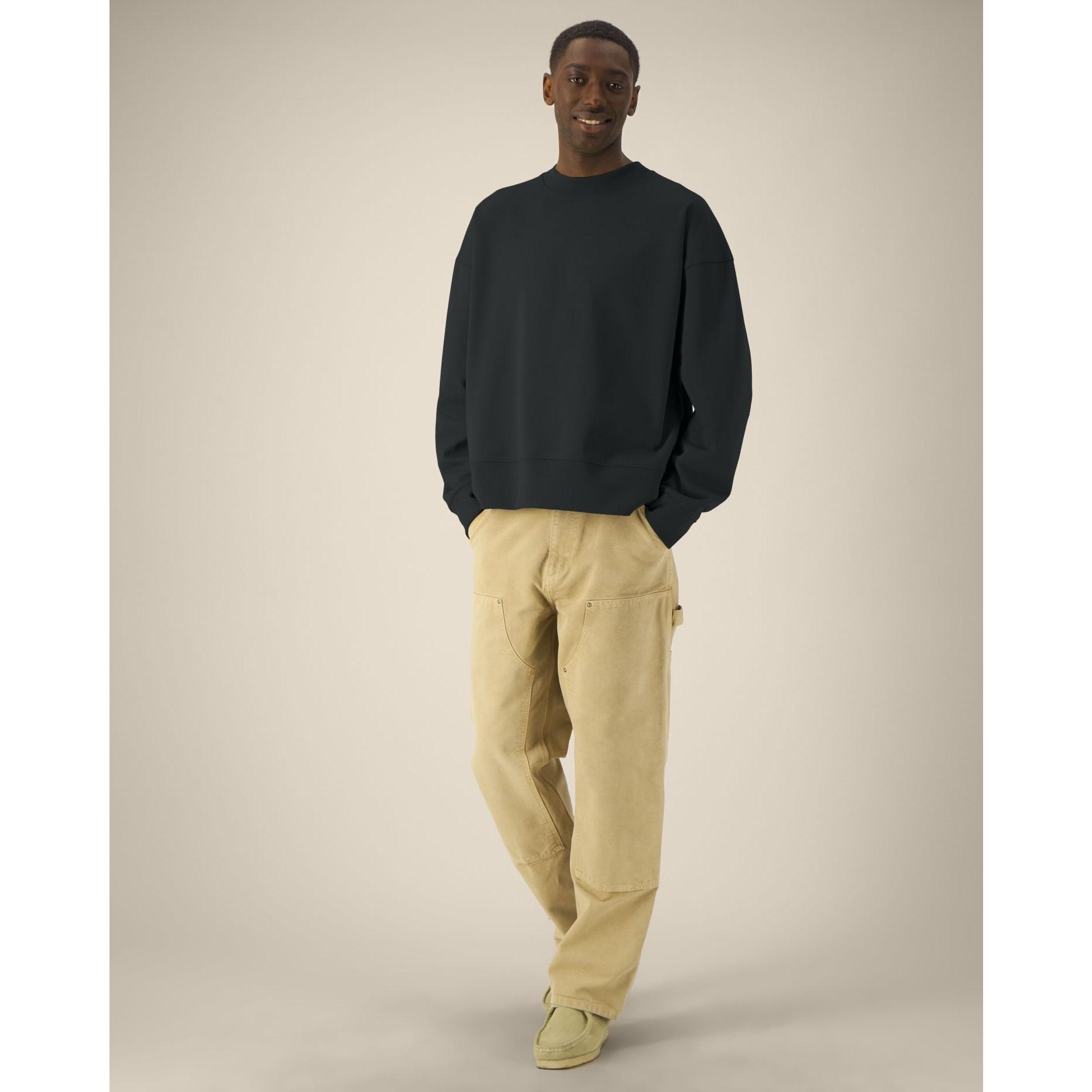 Hanorac la baza gâtului unisex Ryler Black L