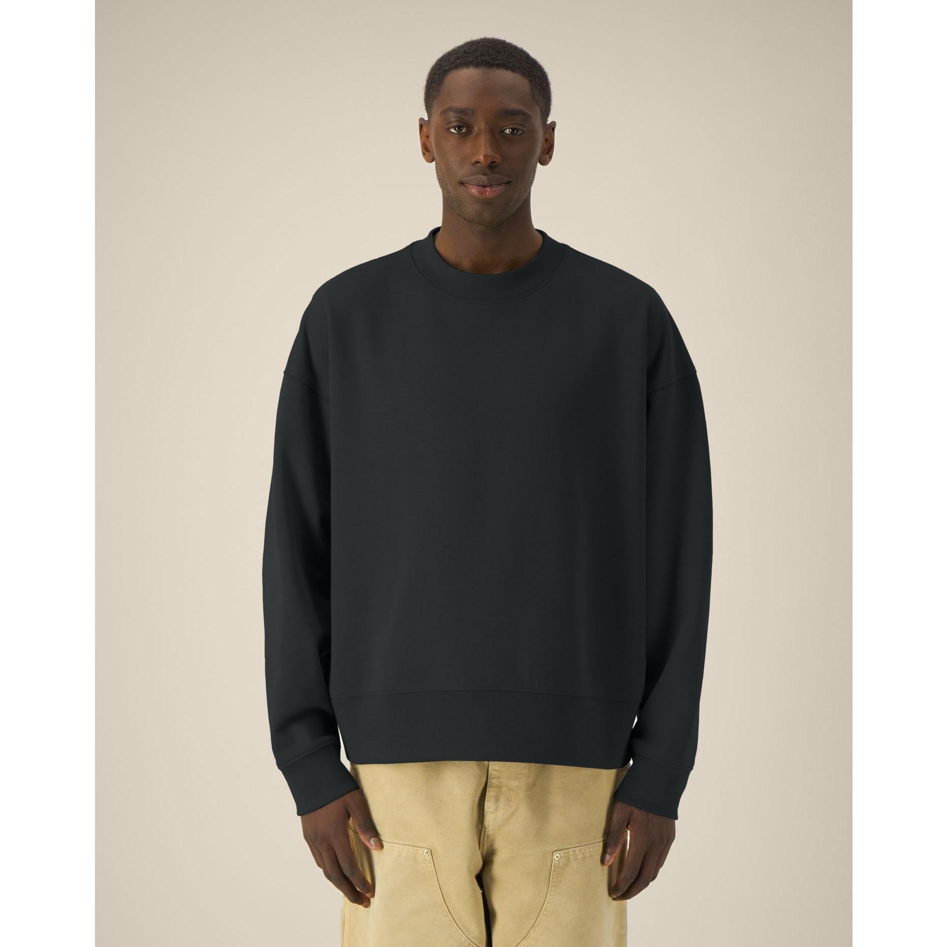 Hanorac la baza gâtului unisex Ryler Black L