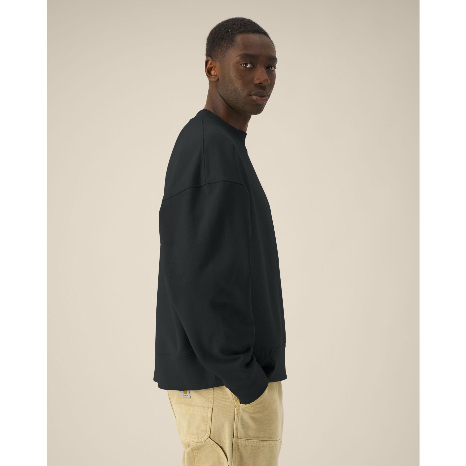 Hanorac la baza gâtului unisex Ryler Black L