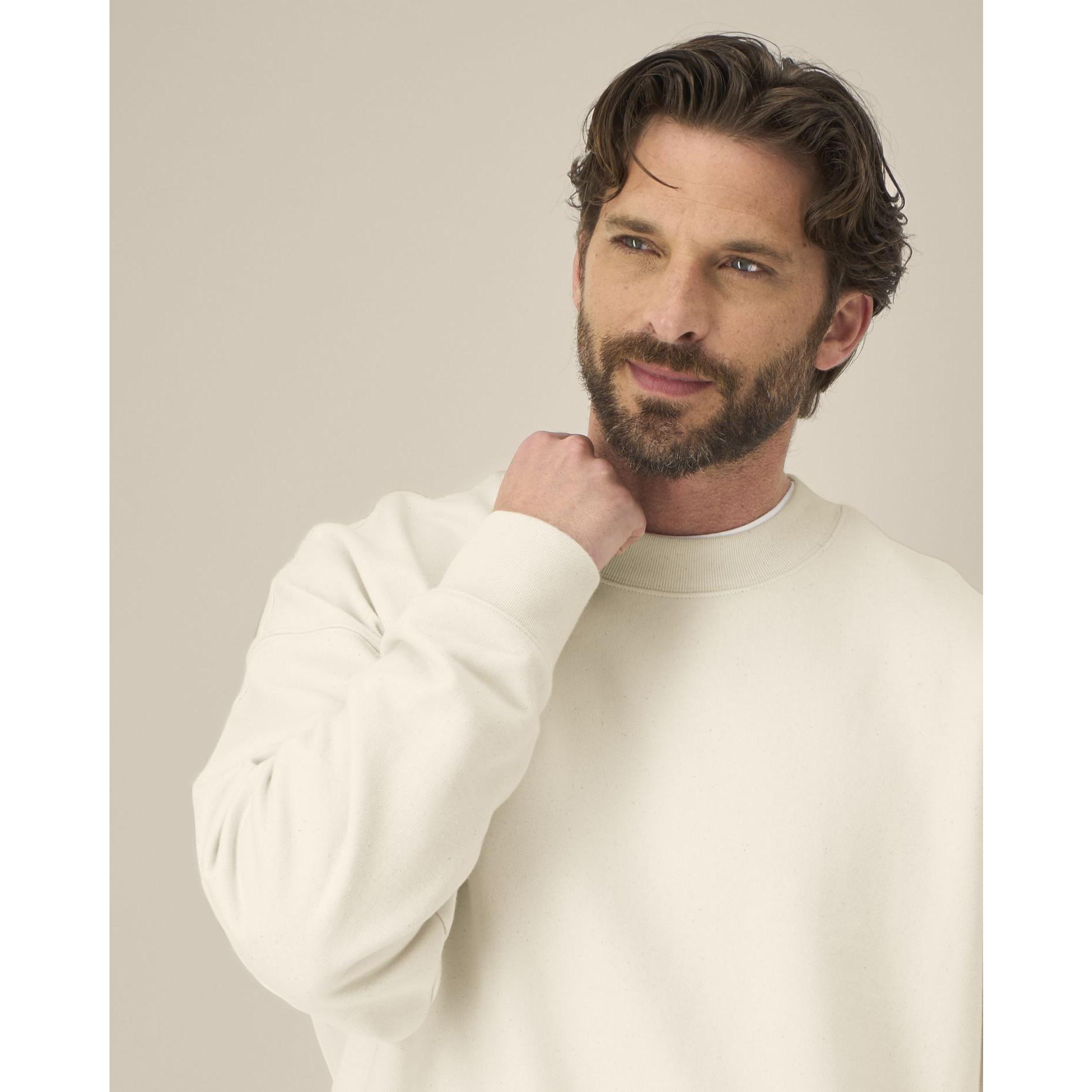 Hanorac la baza gâtului unisex Ryler Natural Raw XS