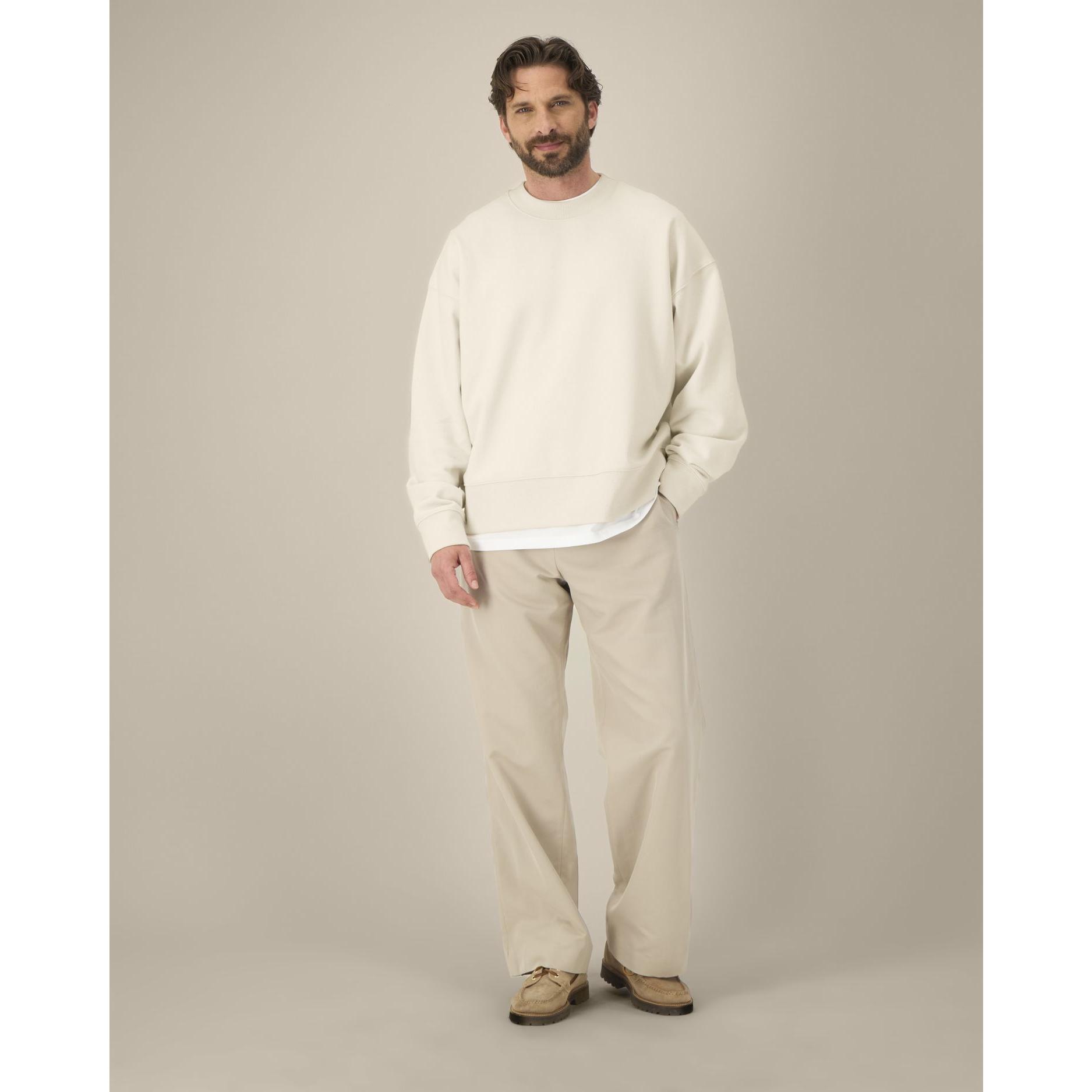 Hanorac la baza gâtului unisex Ryler Natural Raw XS