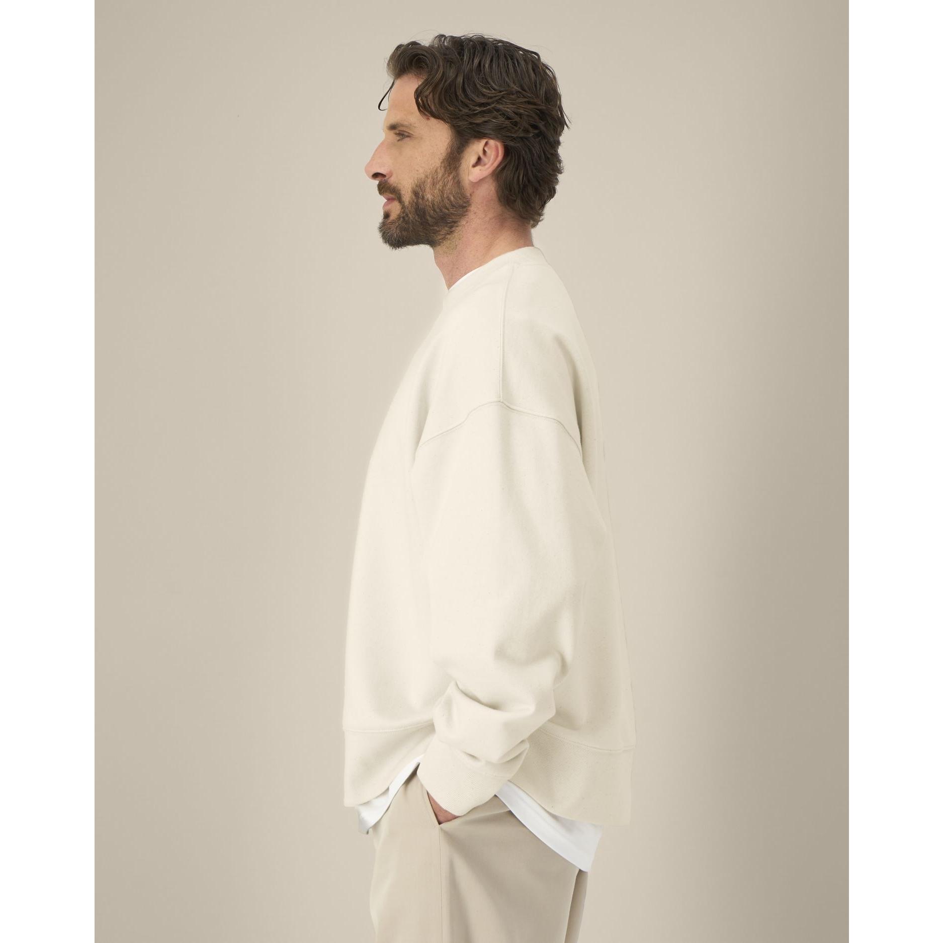 Hanorac la baza gâtului unisex Ryler Natural Raw XS