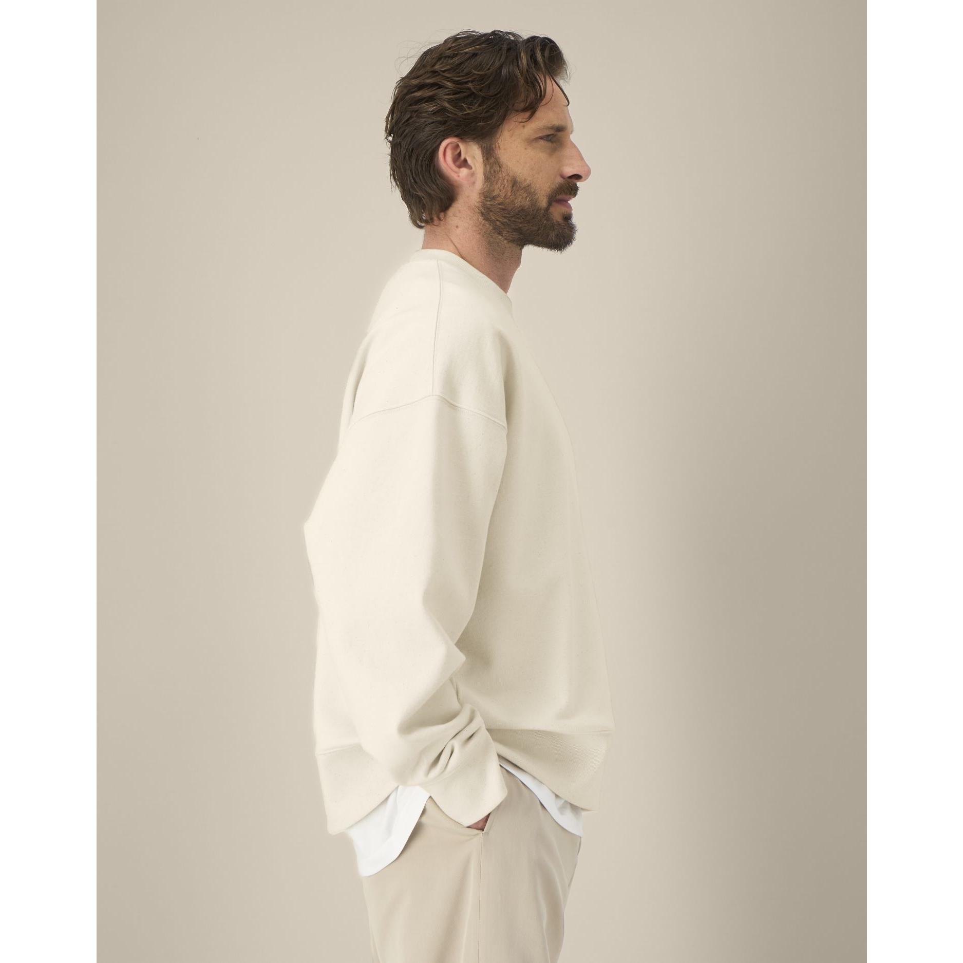 Hanorac la baza gâtului unisex Ryler Natural Raw XS