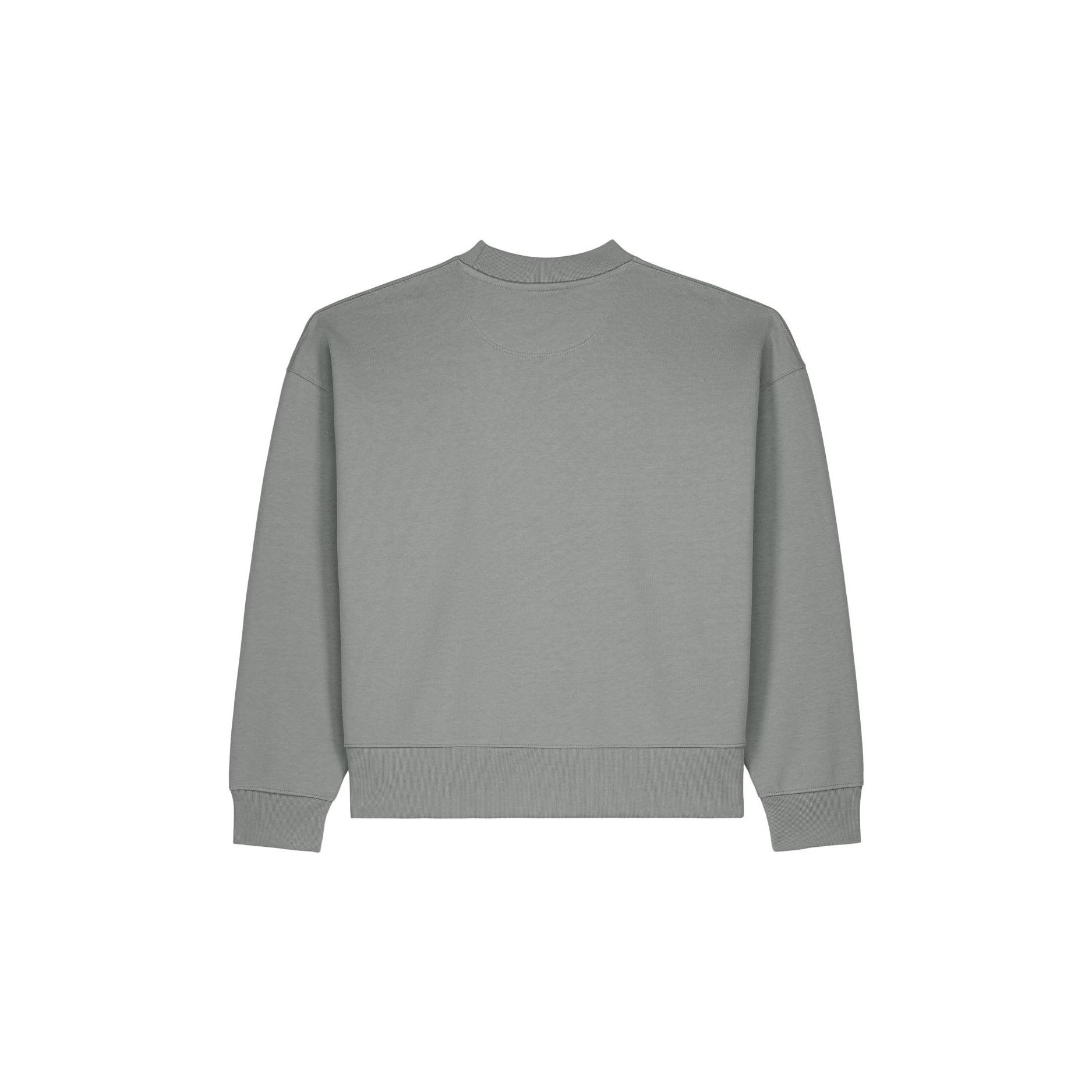 Hanorac la baza gâtului unisex Ryler Misty Grey S