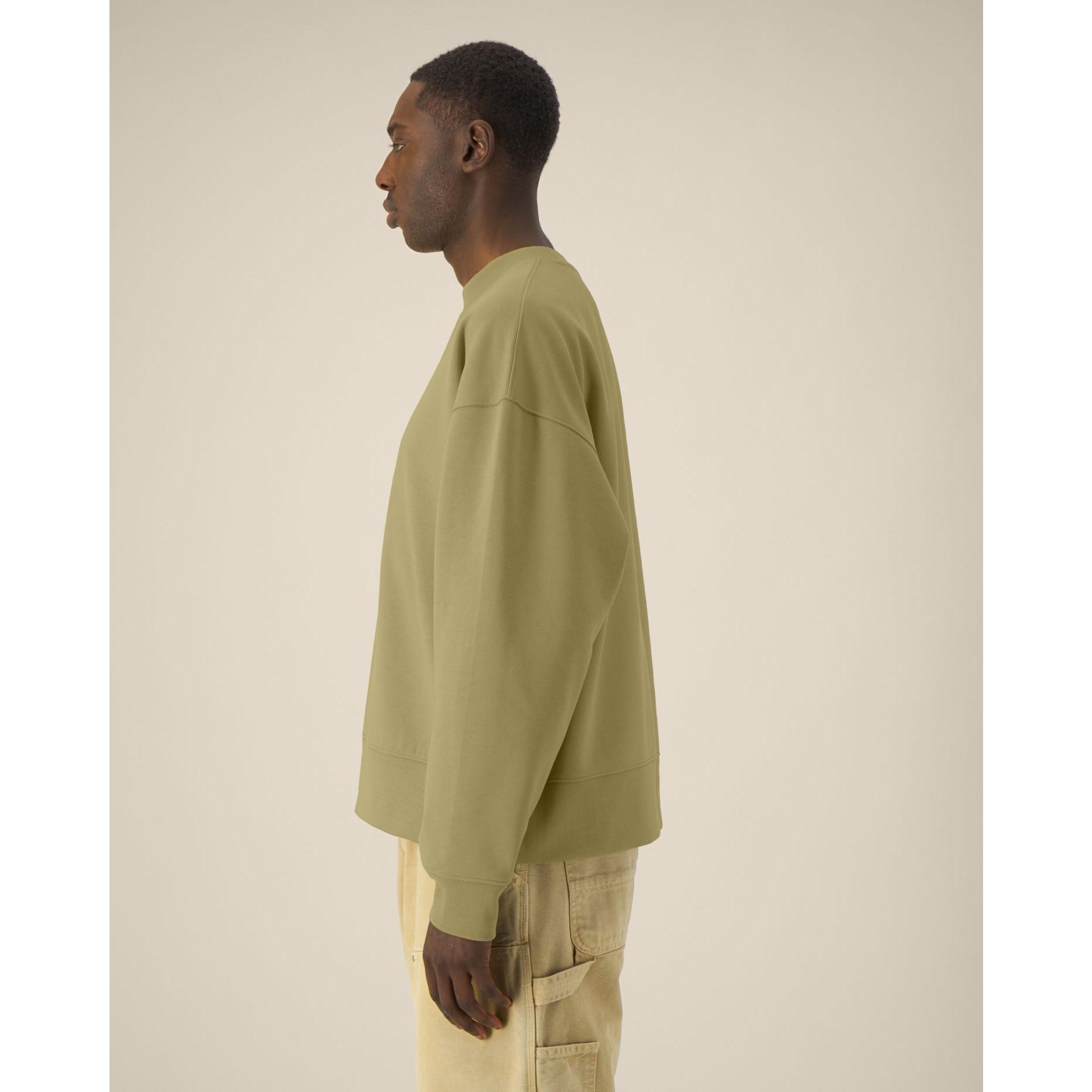 Hanorac la baza gâtului unisex Ryler Faded Olive XS