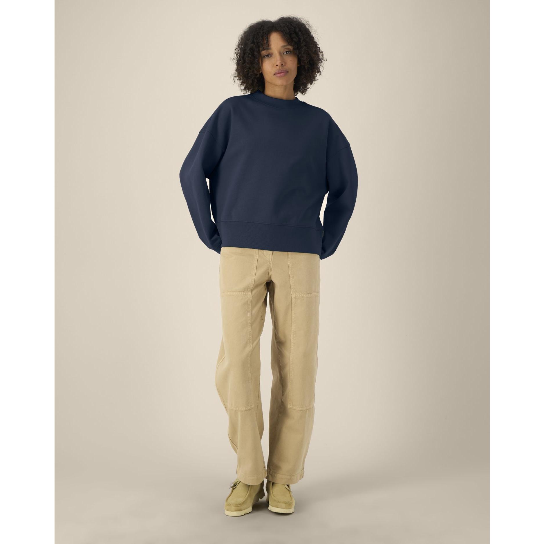 Hanorac la baza gâtului unisex Ryler French Navy 2XS
