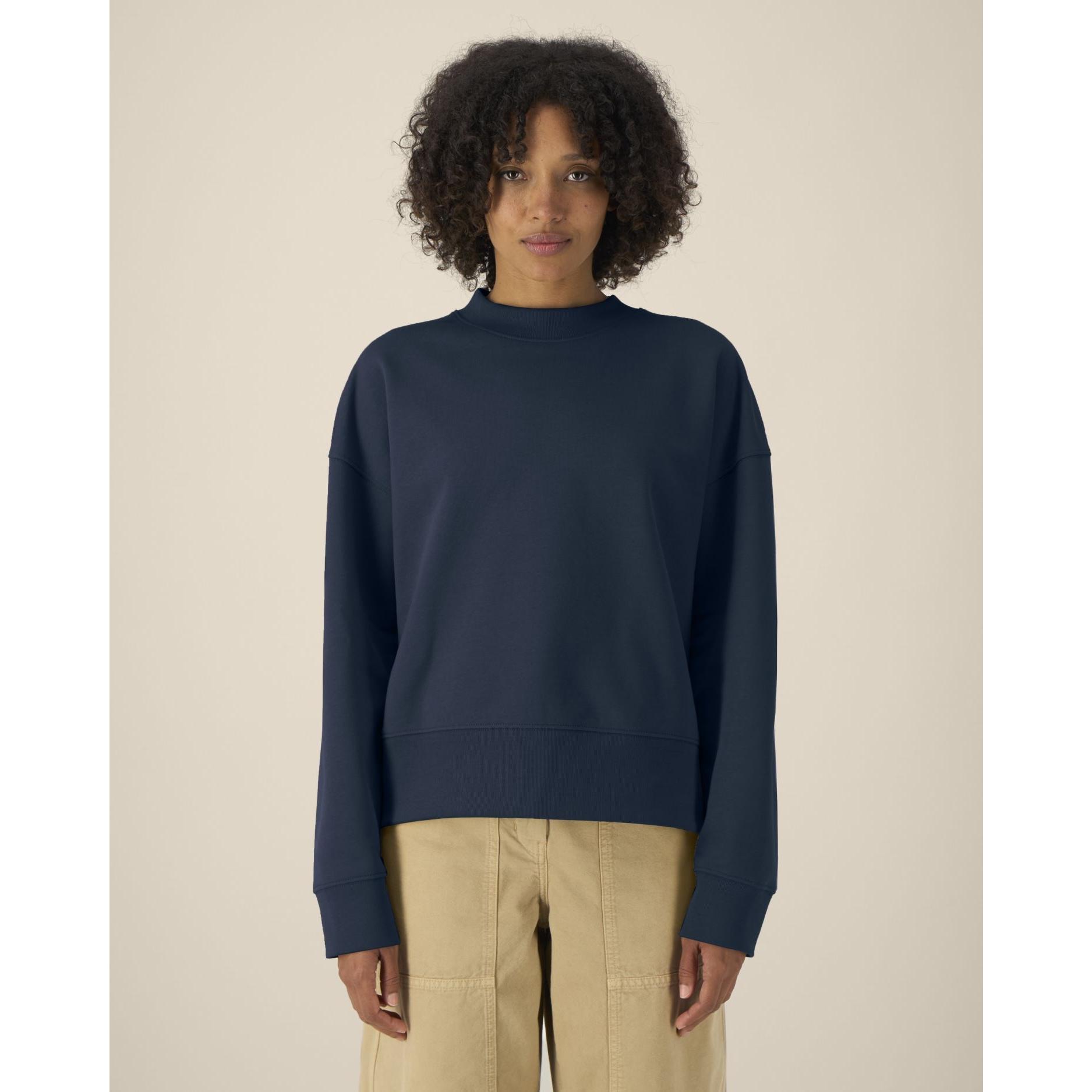 Hanorac la baza gâtului unisex Ryler French Navy 2XS
