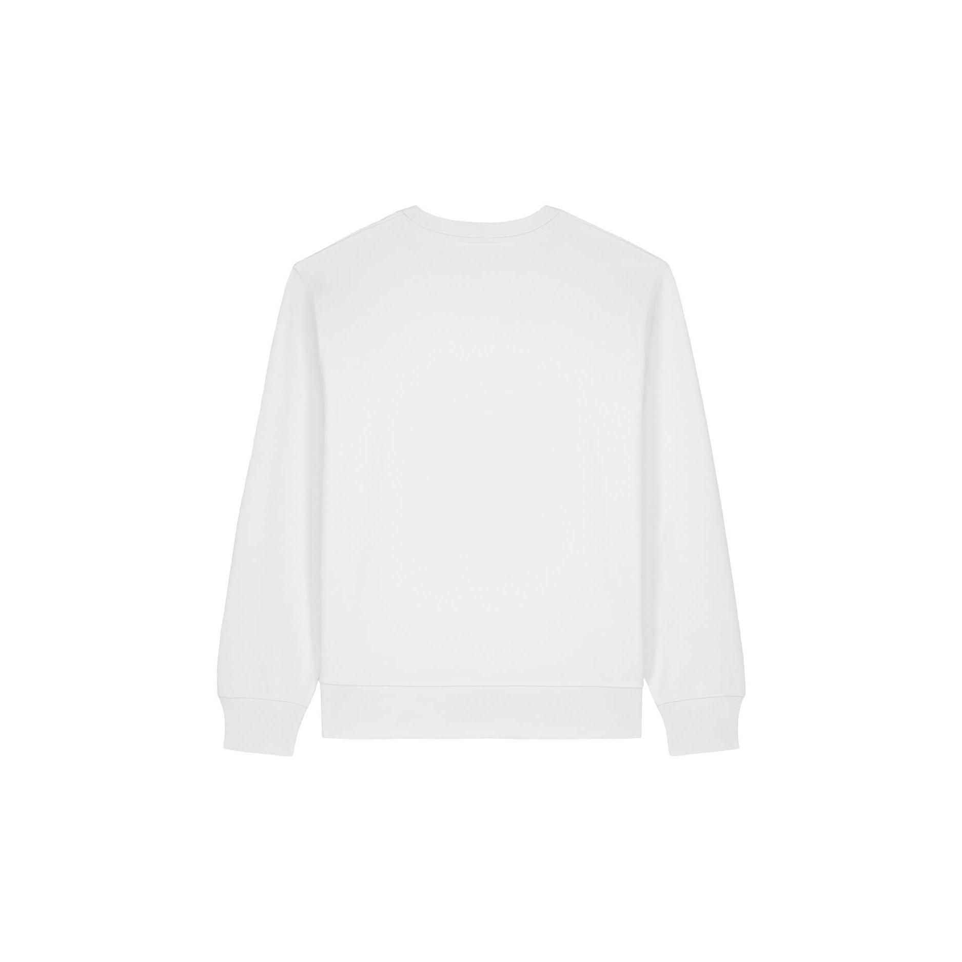 Hanorac la baza gâtului unisex Thinker White 3XL