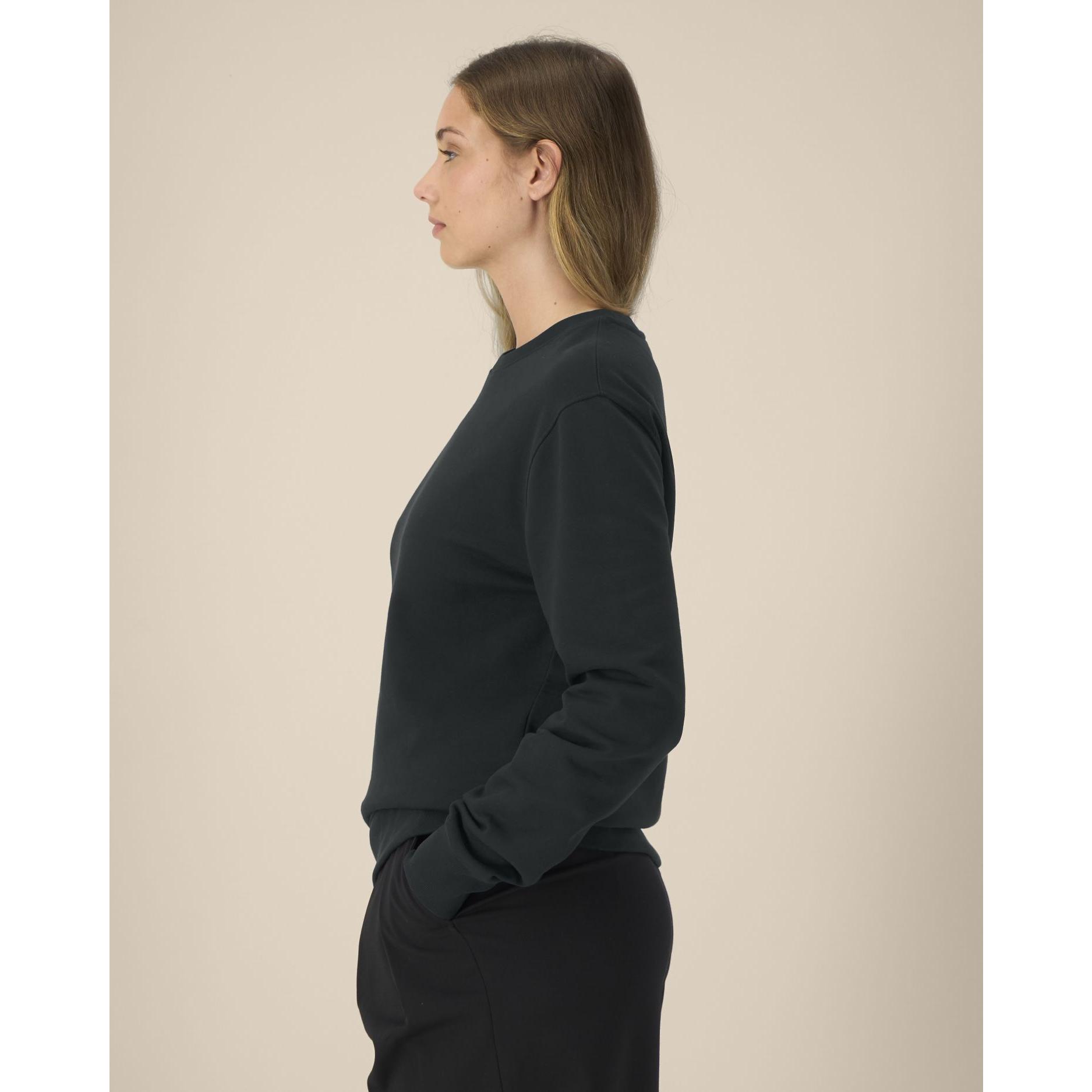 Hanorac la baza gâtului unisex Thinker Black XL