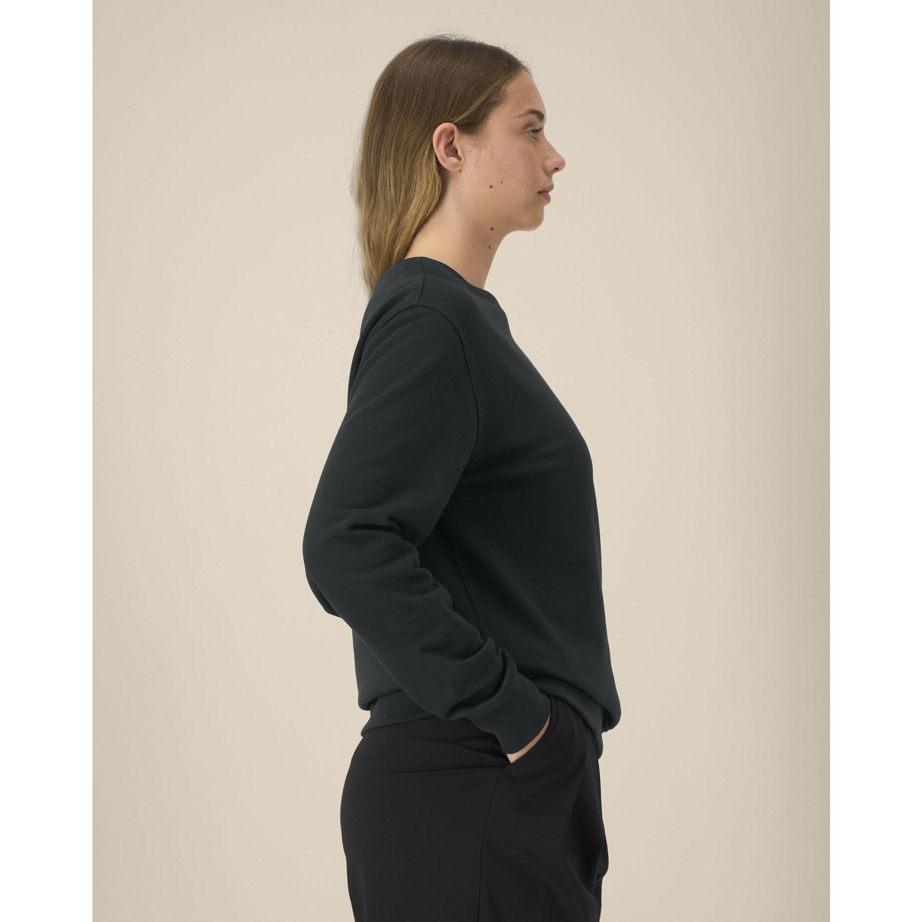 Hanorac la baza gâtului unisex Thinker Black XL