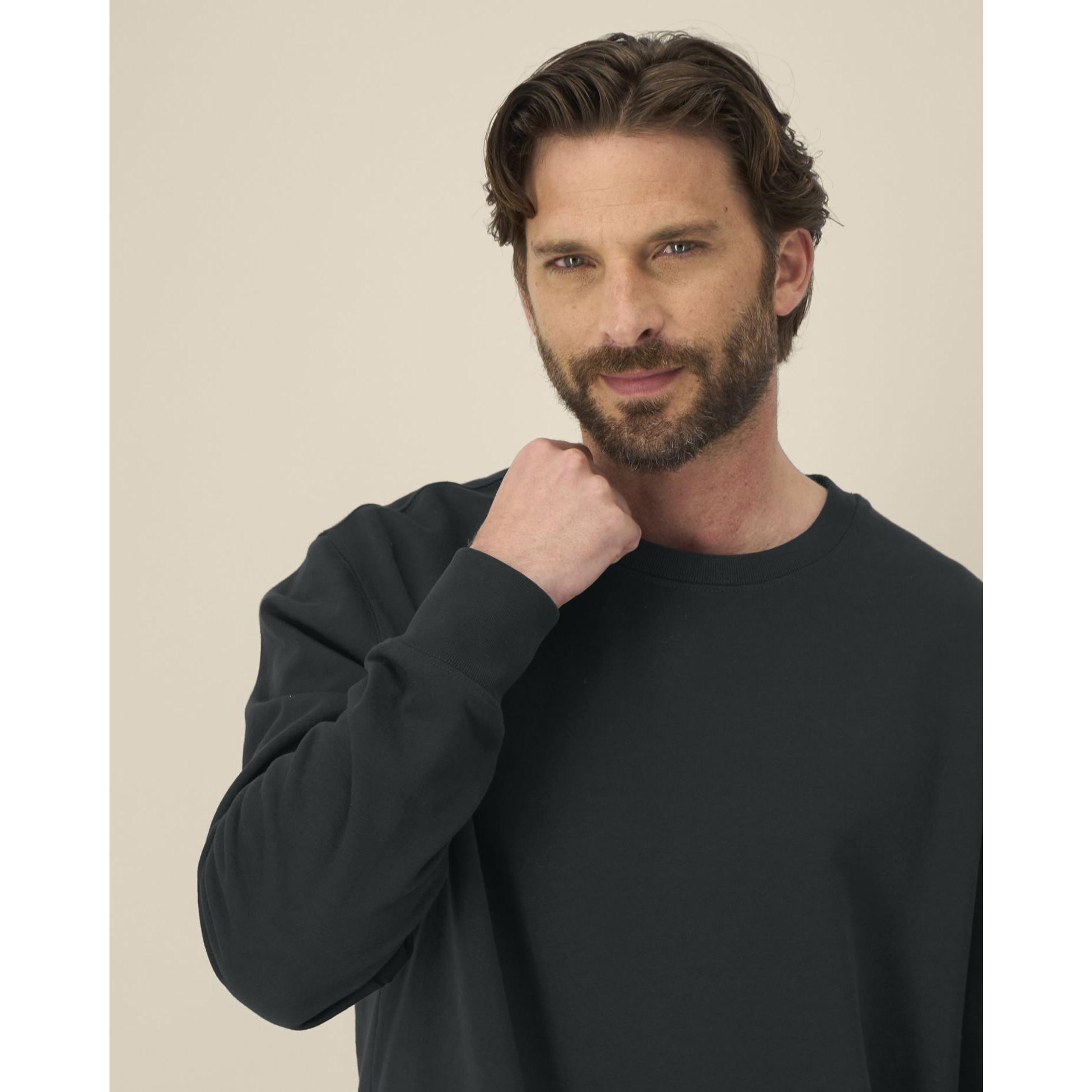 Hanorac la baza gâtului unisex Thinker Black XL
