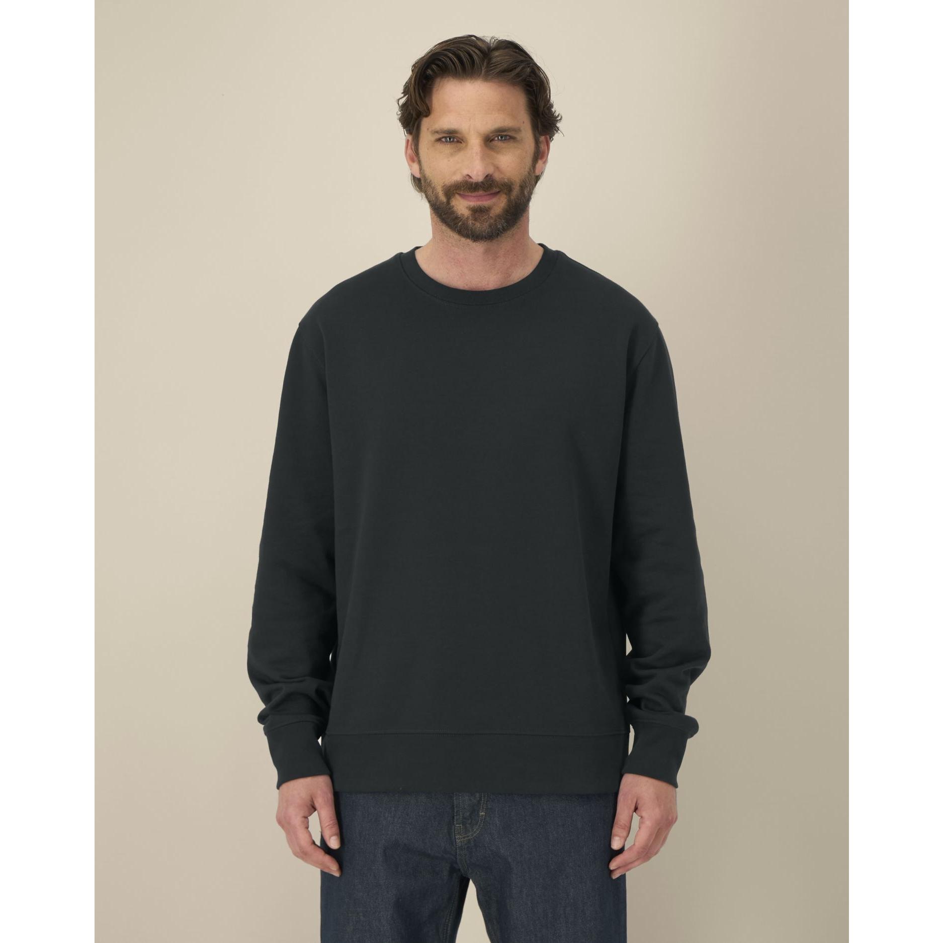 Hanorac la baza gâtului unisex Thinker Black XL