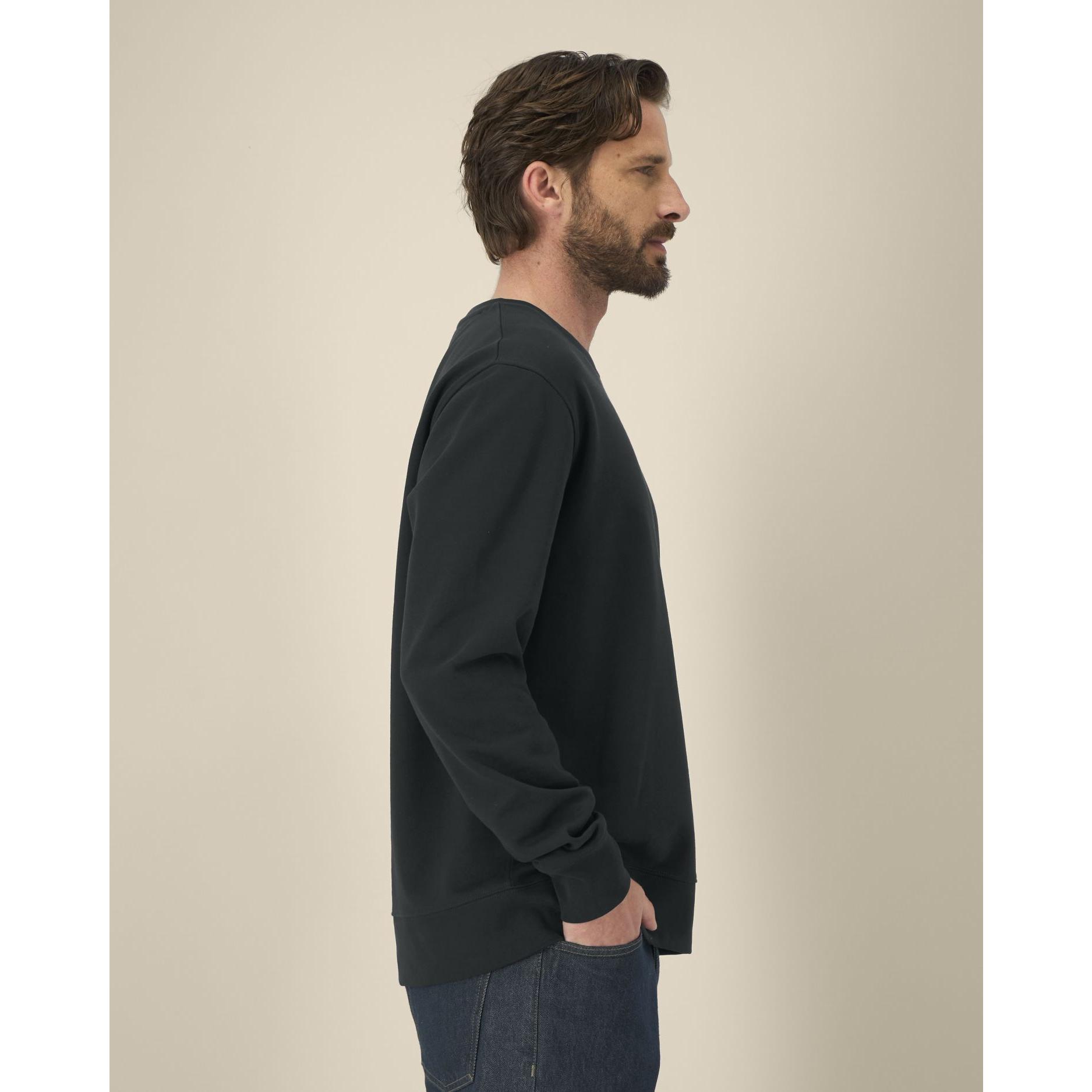 Hanorac la baza gâtului unisex Thinker Black XL
