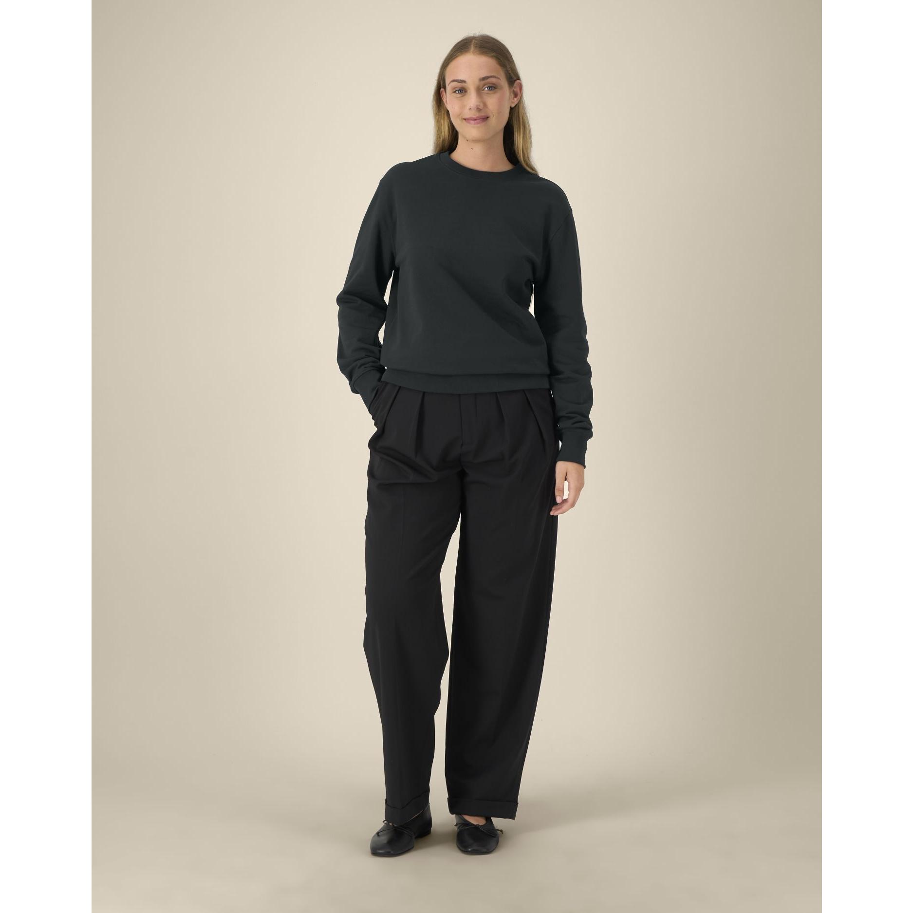 Hanorac la baza gâtului unisex Thinker Black XL