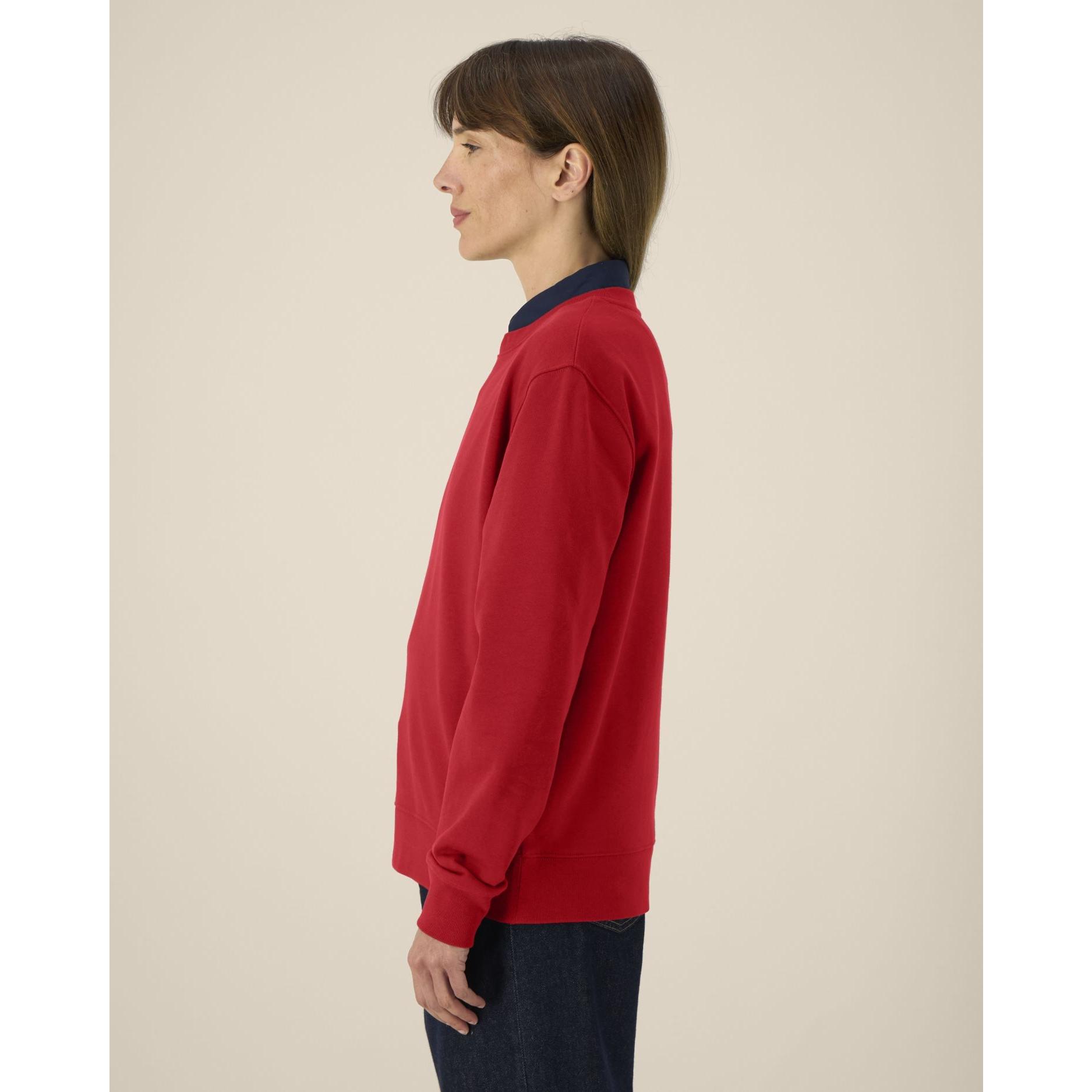 Hanorac la baza gâtului unisex Thinker Red 5XL