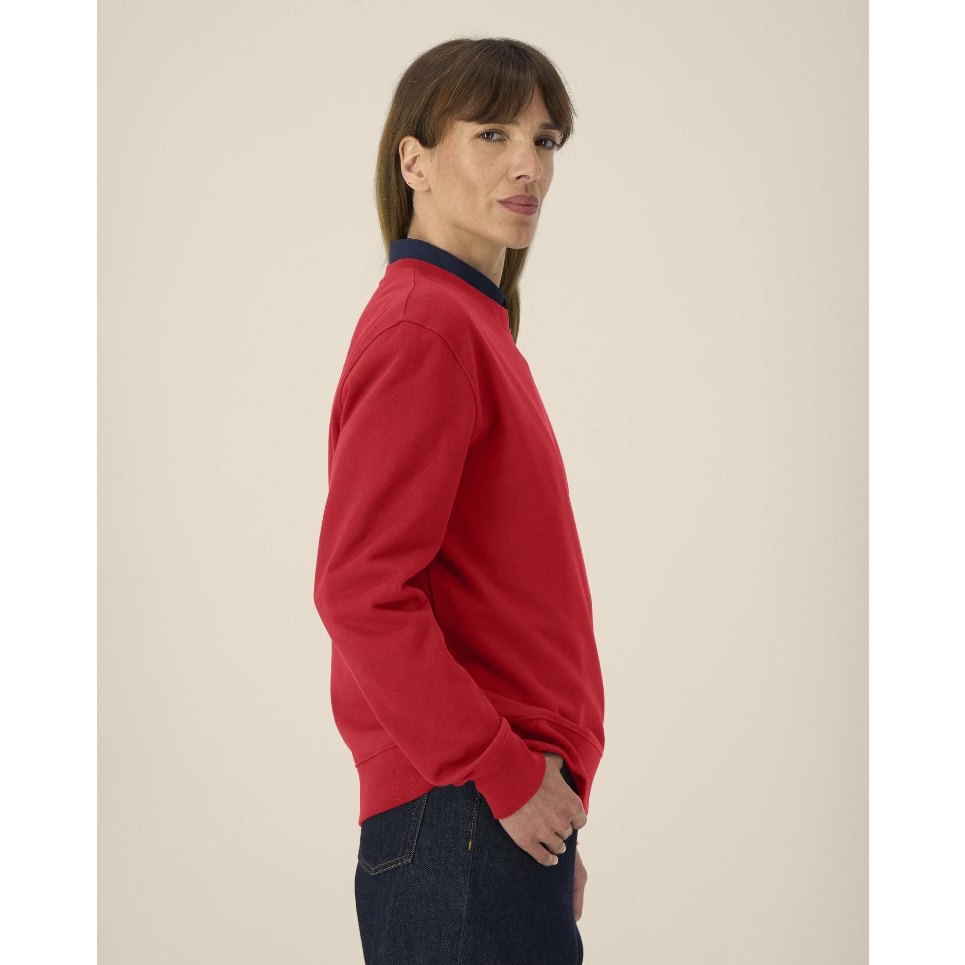Hanorac la baza gâtului unisex Thinker Red 5XL