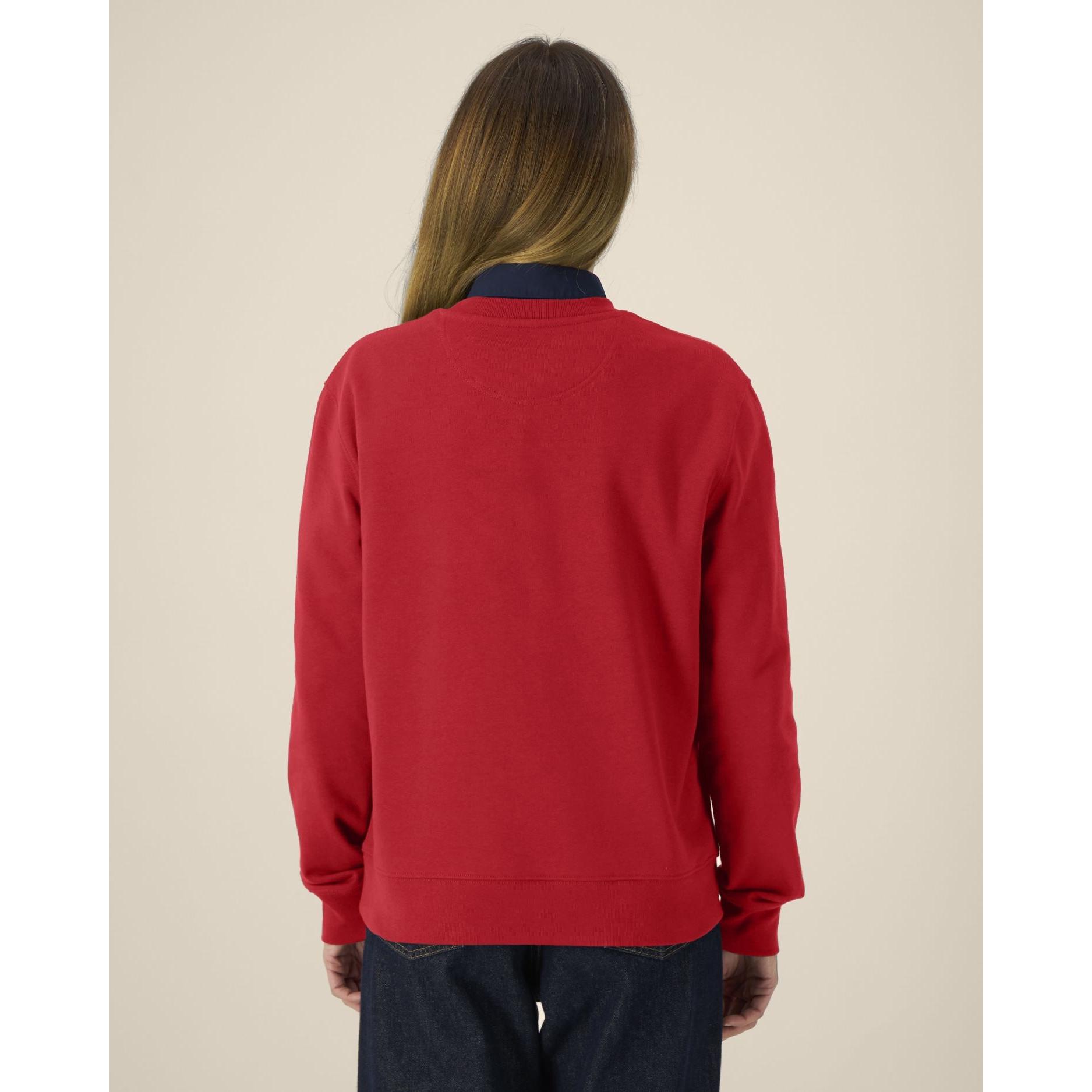 Hanorac la baza gâtului unisex Thinker Red 5XL