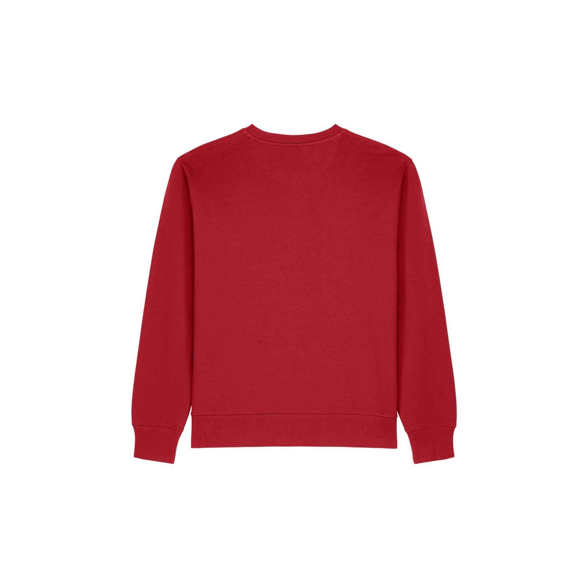 Hanorac la baza gâtului unisex Thinker Red 5XL