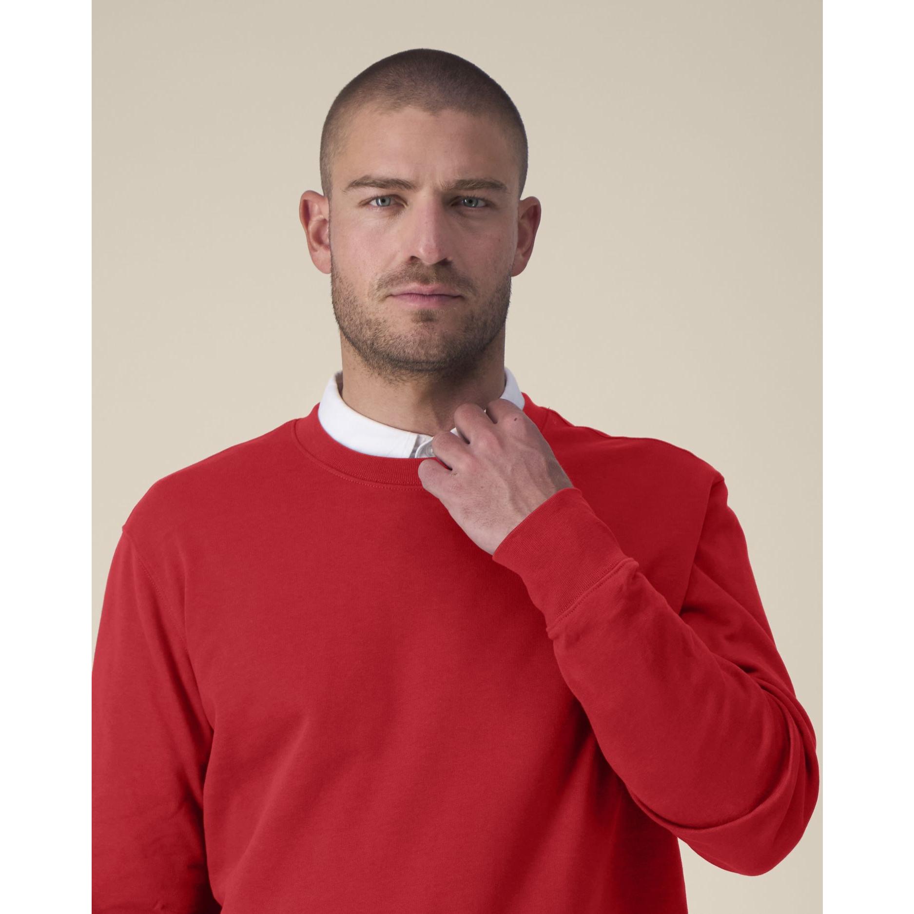 Hanorac la baza gâtului unisex Thinker Red 5XL