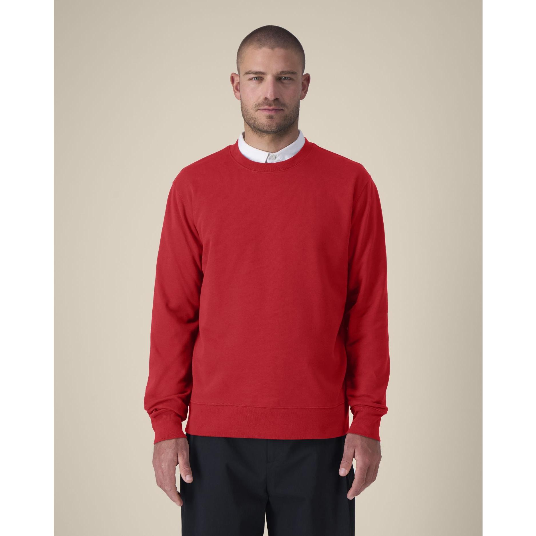 Hanorac la baza gâtului unisex Thinker Red 5XL