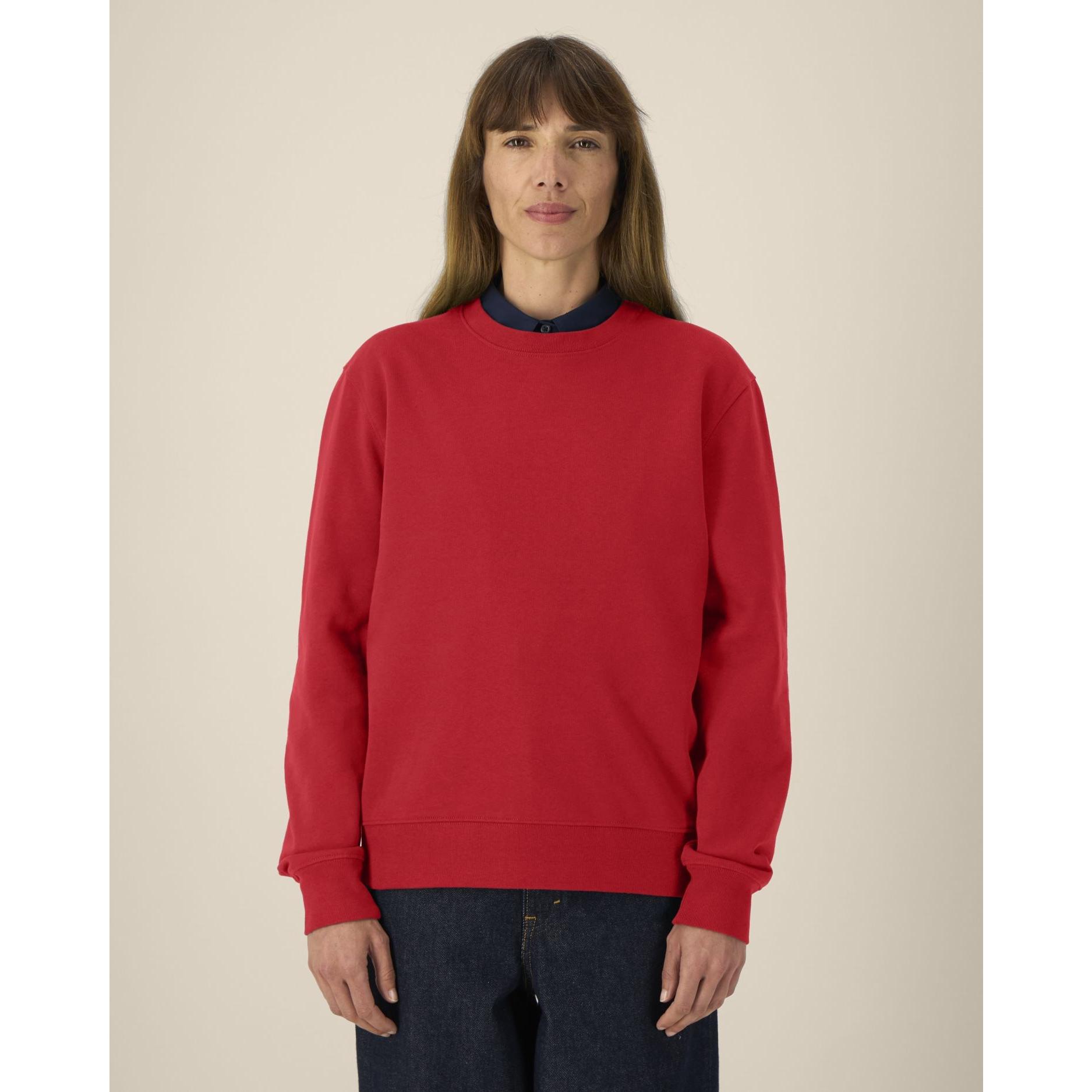 Hanorac la baza gâtului unisex Thinker Red 5XL
