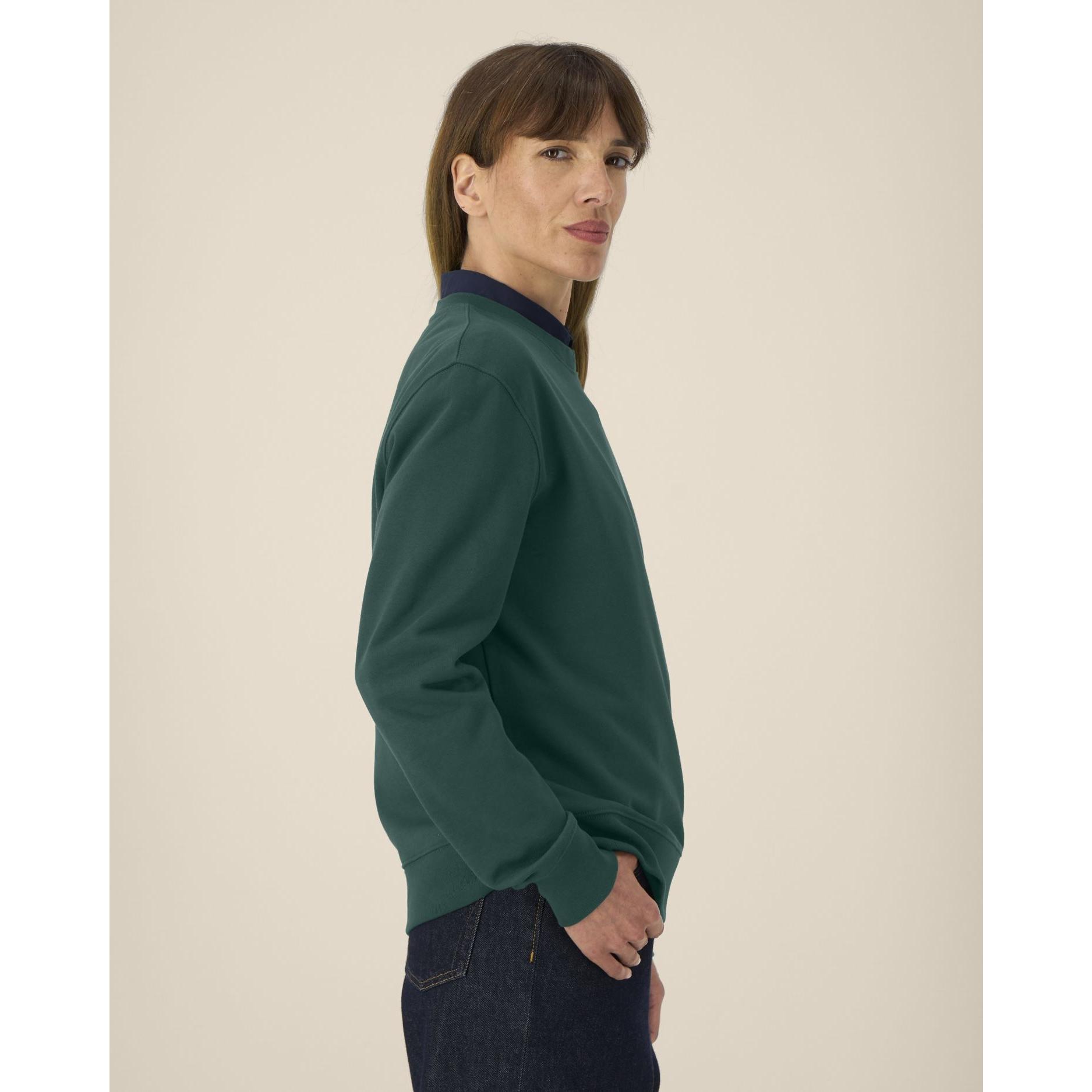Hanorac la baza gâtului unisex Thinker Glazed Green 3XL