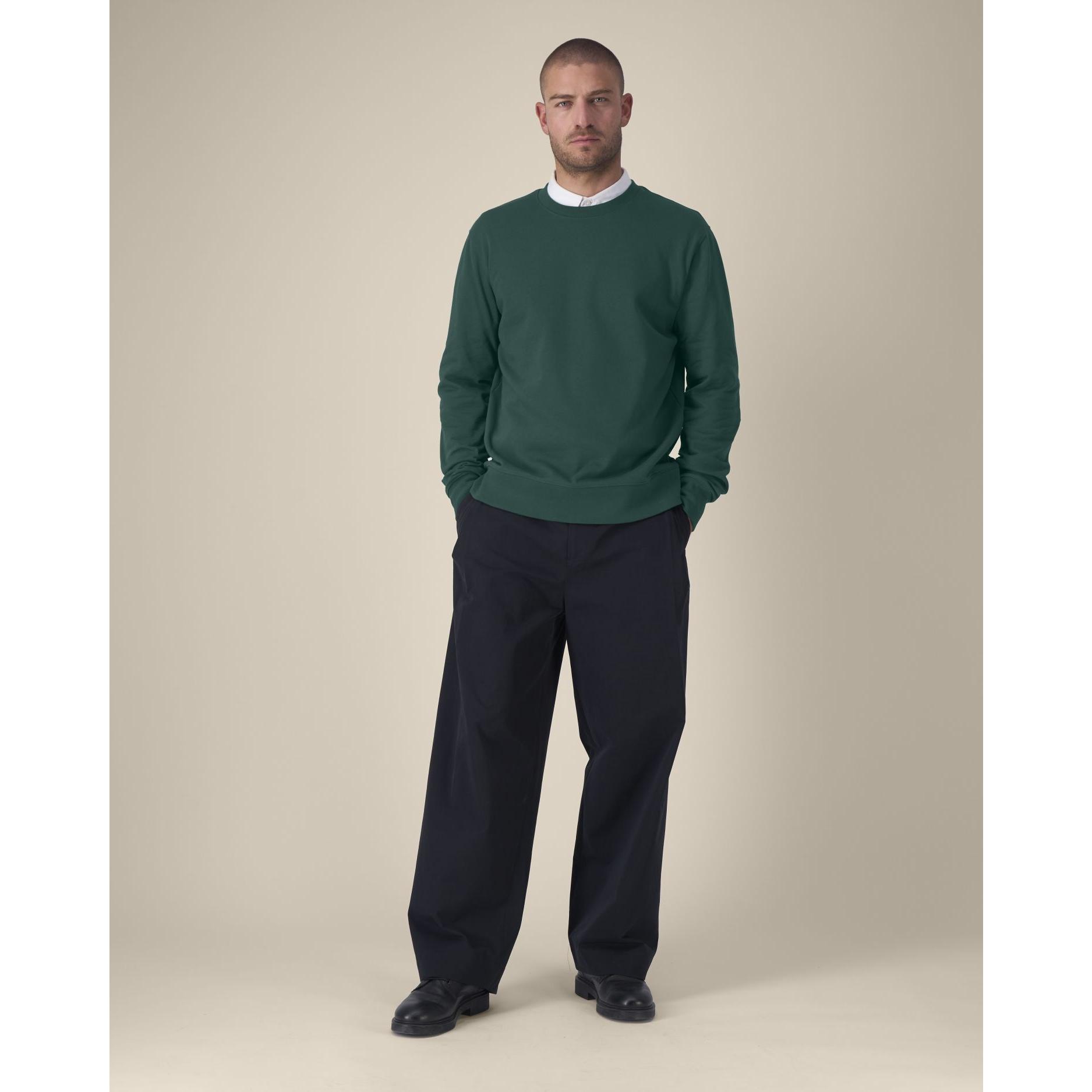 Hanorac la baza gâtului unisex Thinker Glazed Green 3XL