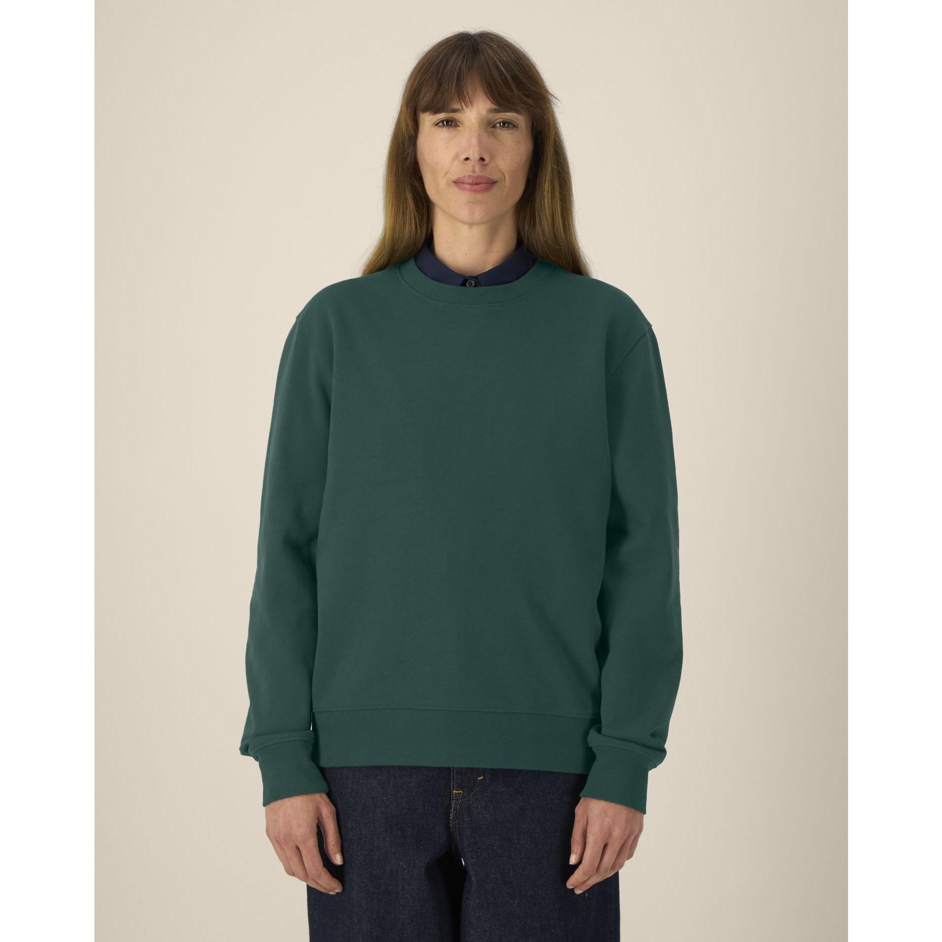 Hanorac la baza gâtului unisex Thinker Glazed Green 3XL