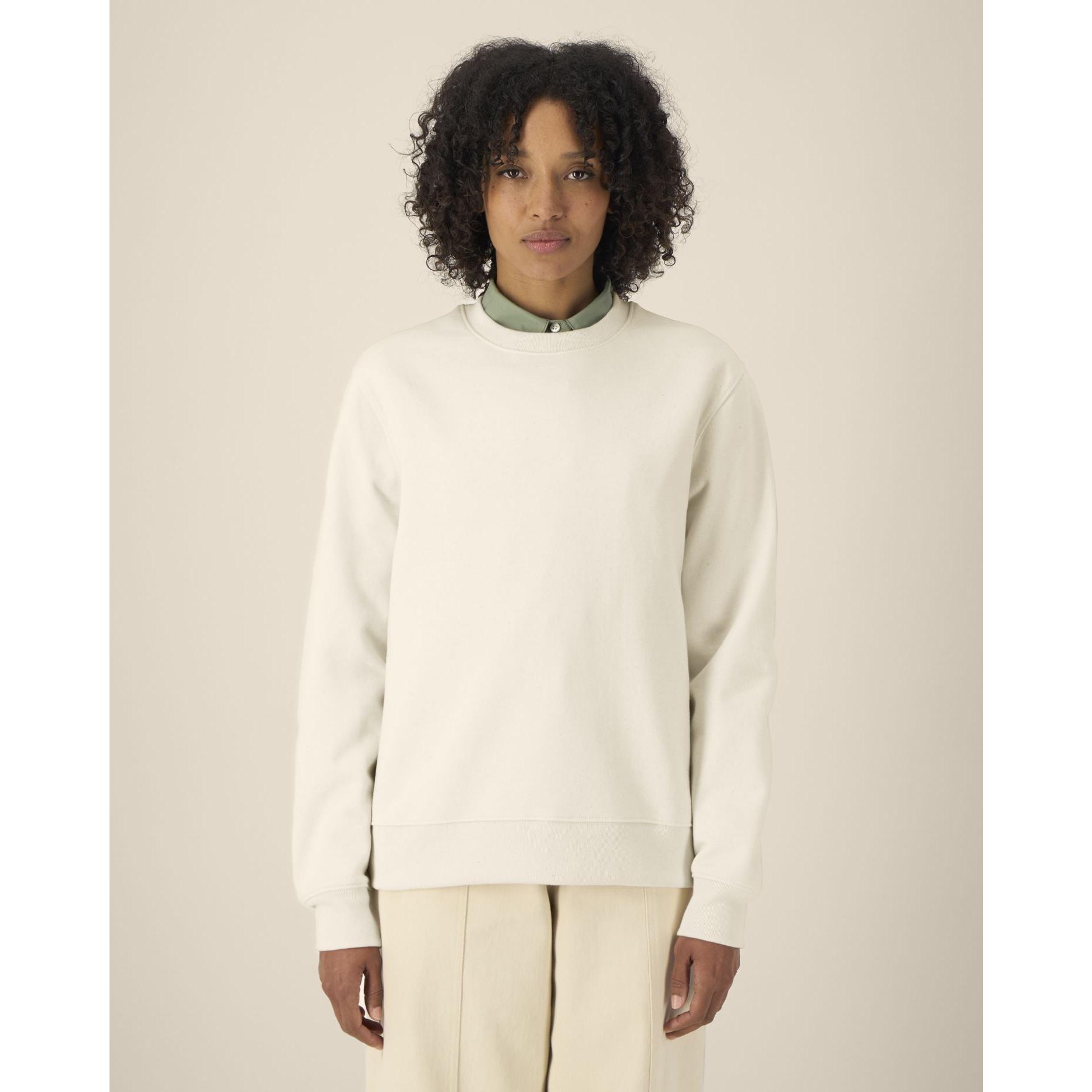 Hanorac la baza gâtului unisex Thinker Natural Raw 5XL