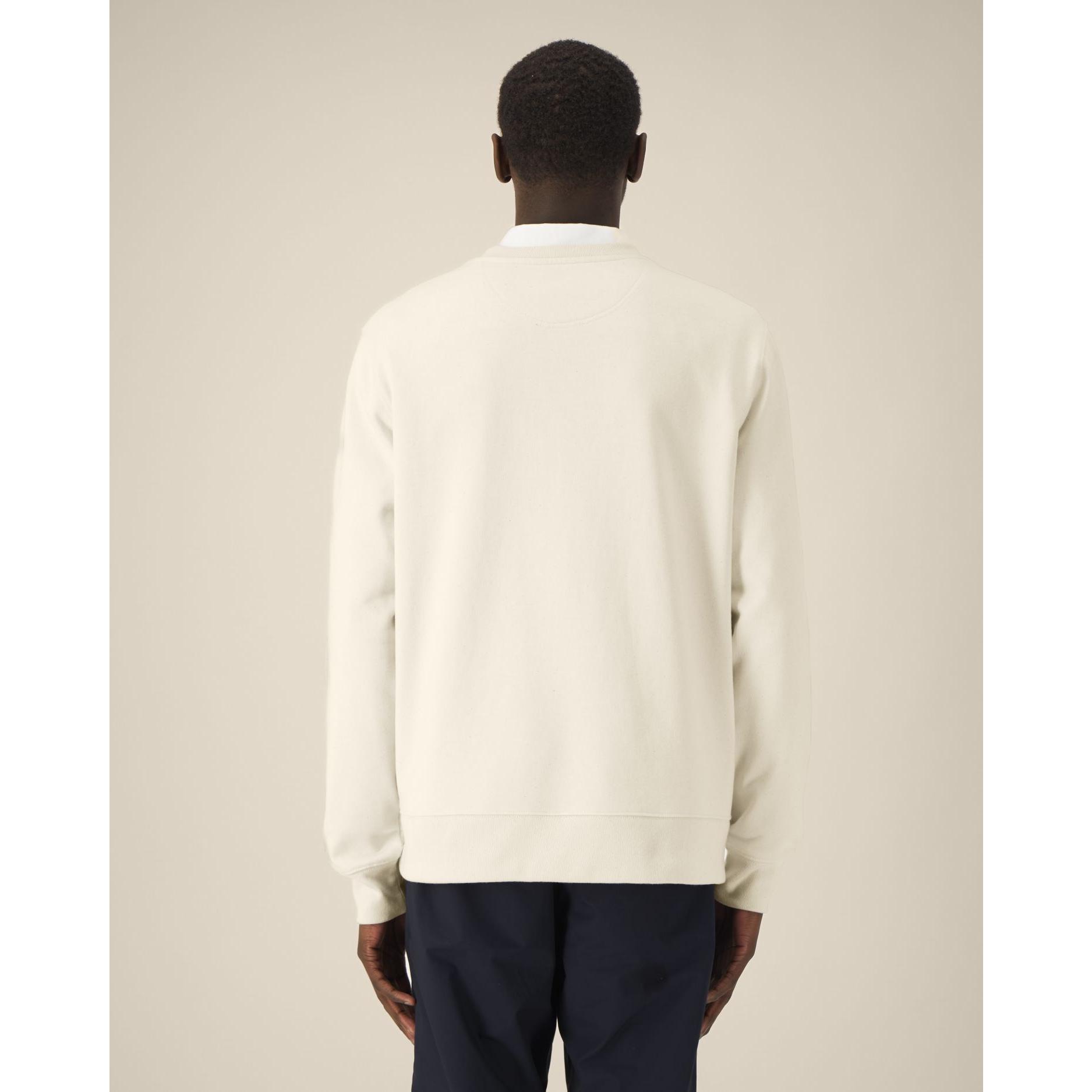 Hanorac la baza gâtului unisex Thinker Natural Raw 5XL
