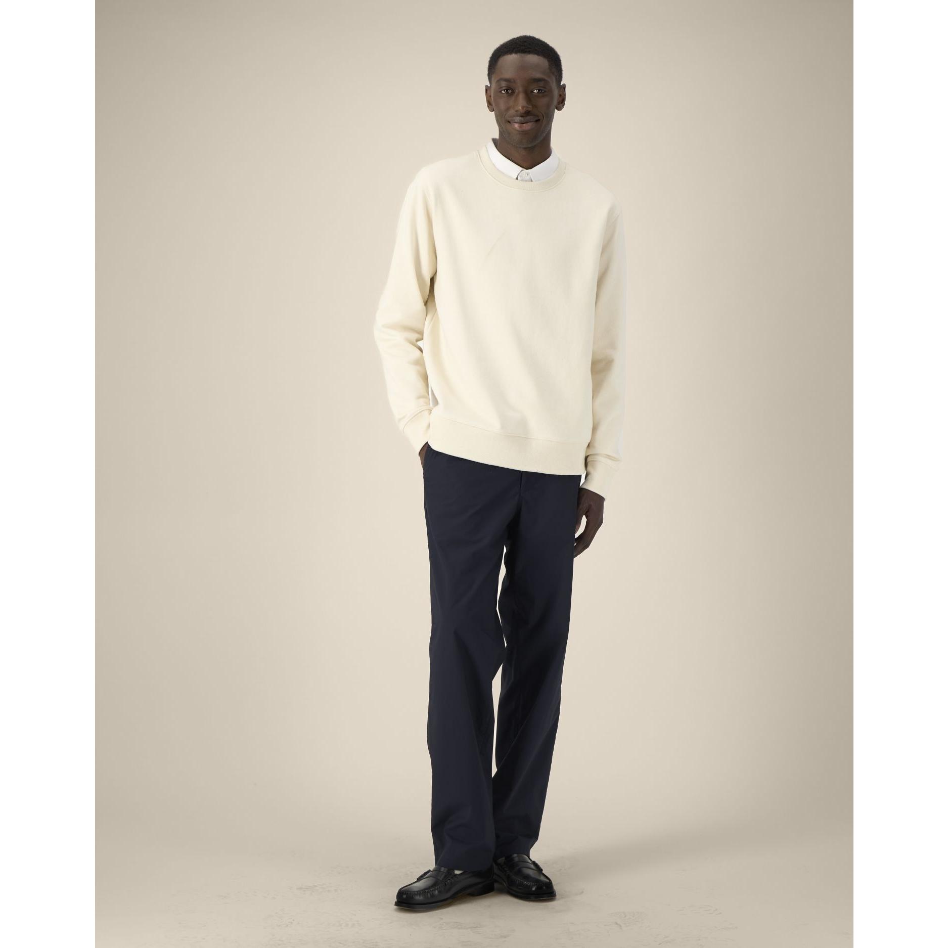 Hanorac la baza gâtului unisex Thinker Natural Raw 5XL