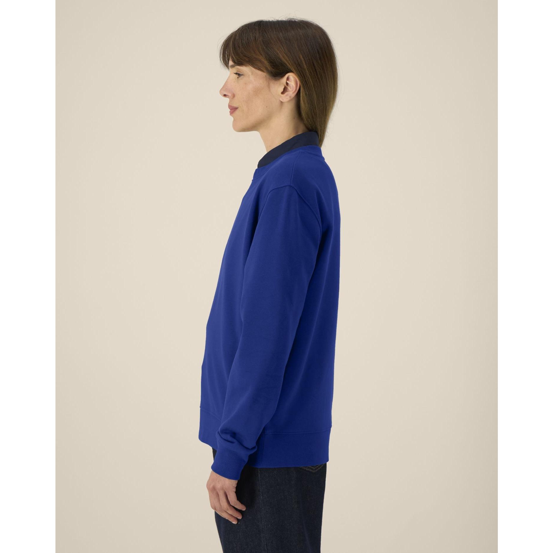Hanorac la baza gâtului unisex Thinker Worker Blue 5XL